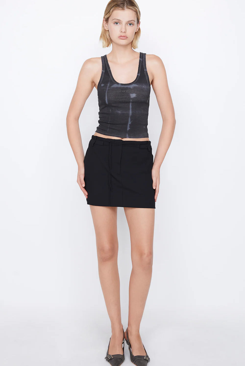 B + B Tank - Black Tie Dye by Bec & Bridge — view 3