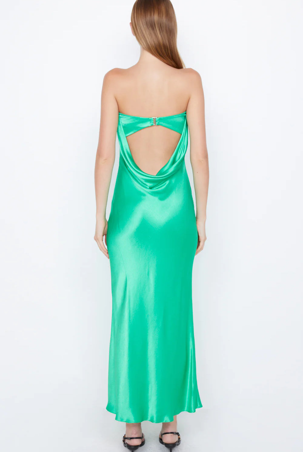Moon Dance Strapless Dress - Emerald by Bec & Bridge — alternate view
