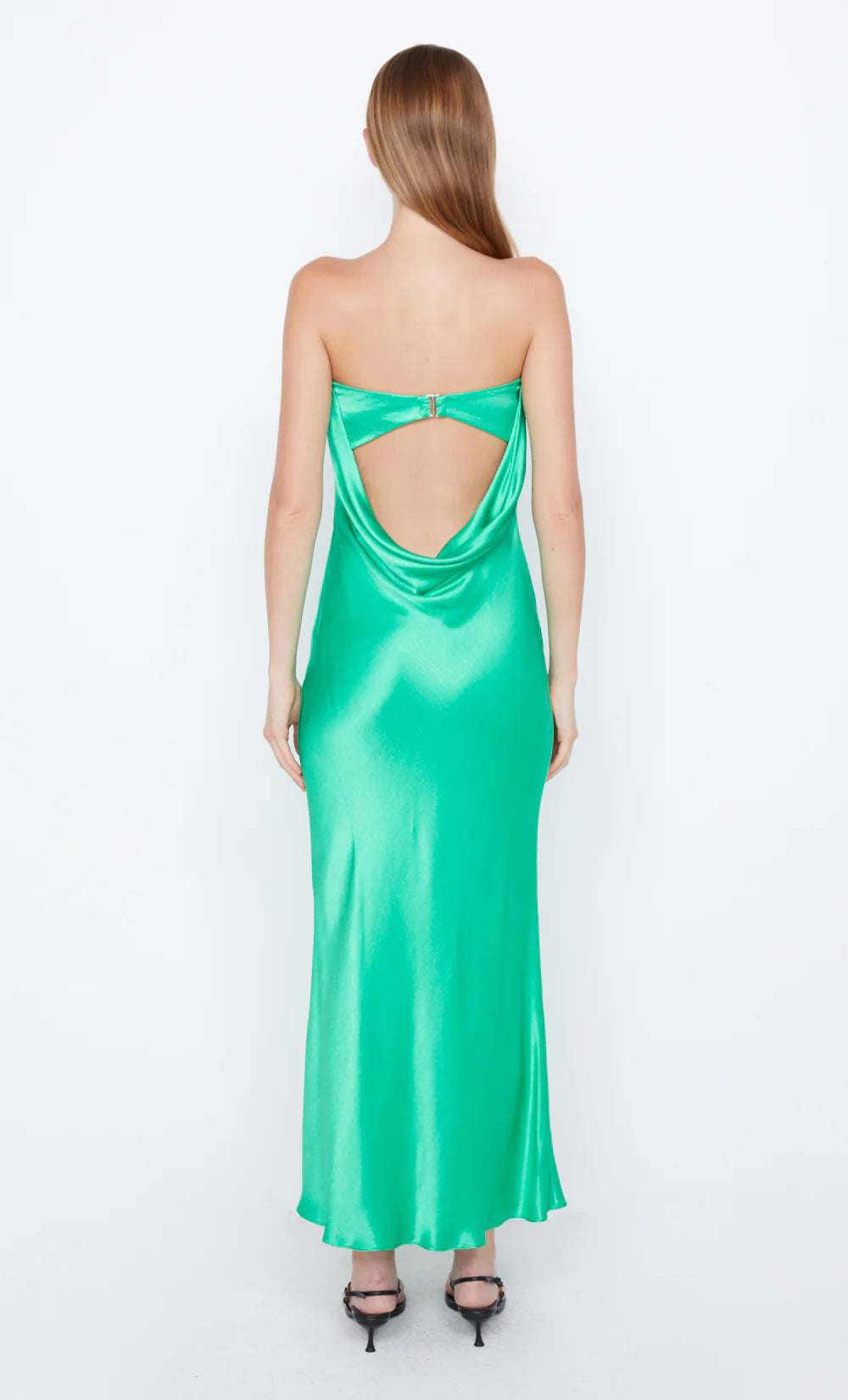Moon Dance Strapless Dress - Emerald by Bec & Bridge — alternate view