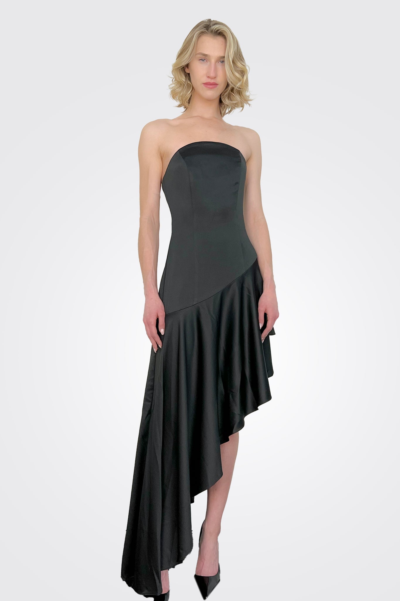 Saint Malo Asymmetrical Dress - Black by Elliatt | 25 South Boutiques