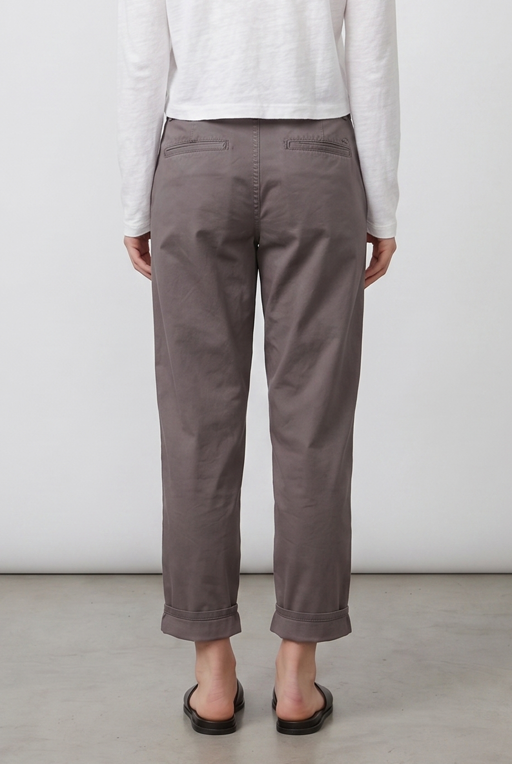 Kanuka Chino Trousers - Black Bean by Keeling — view 3
