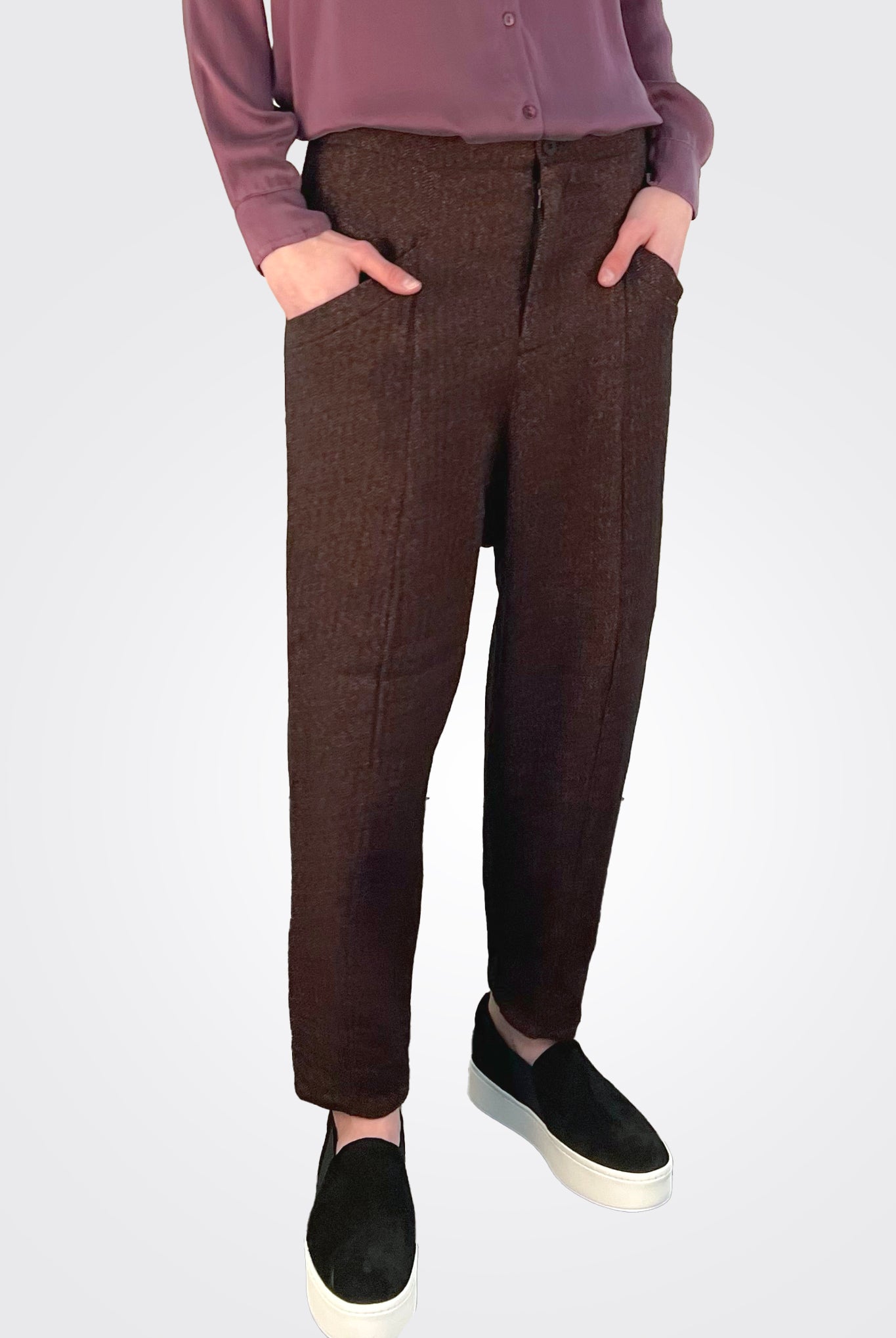 Straight Trousers - Cherry by Transit Par-Such — alternate view