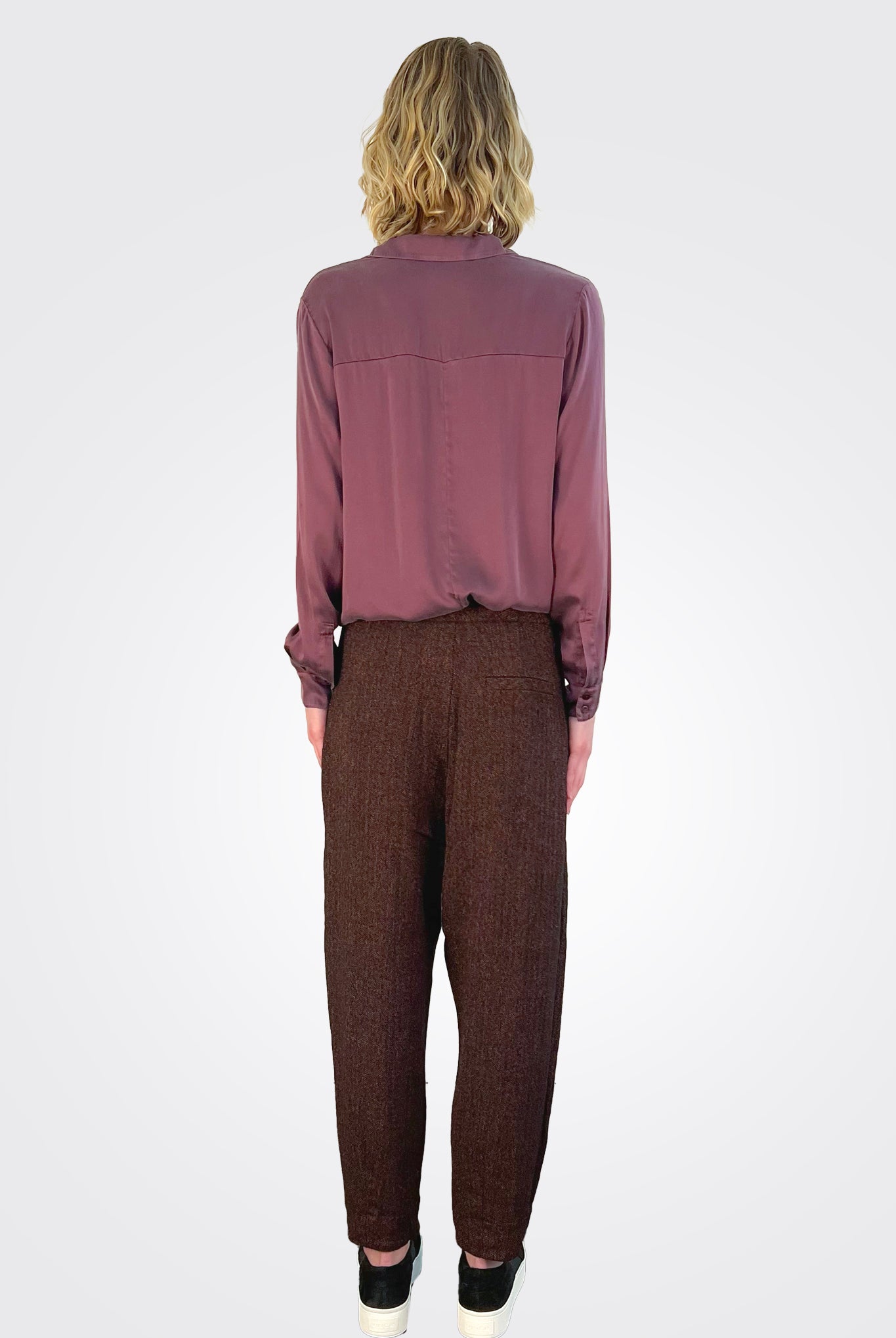 Straight Trousers - Cherry by Transit Par-Such — view 3