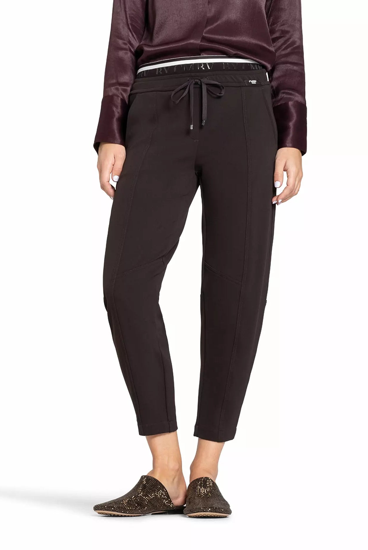 Eden Jogger Trousers - Brown by Cambio | 25 South Boutiques