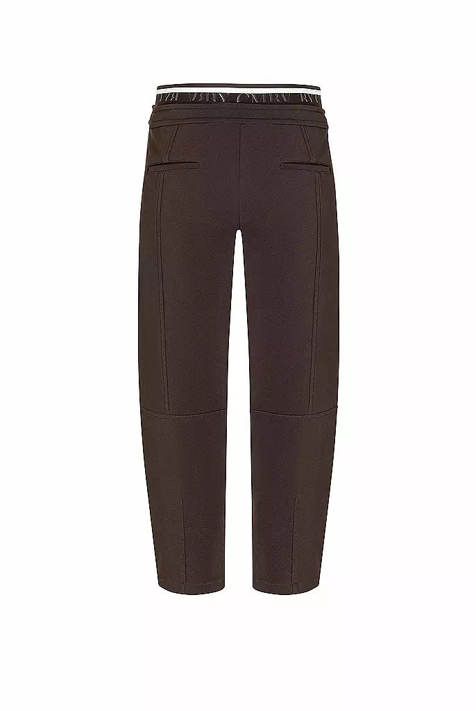 Eden Jogger Trousers - Brown by Cambio — view 5