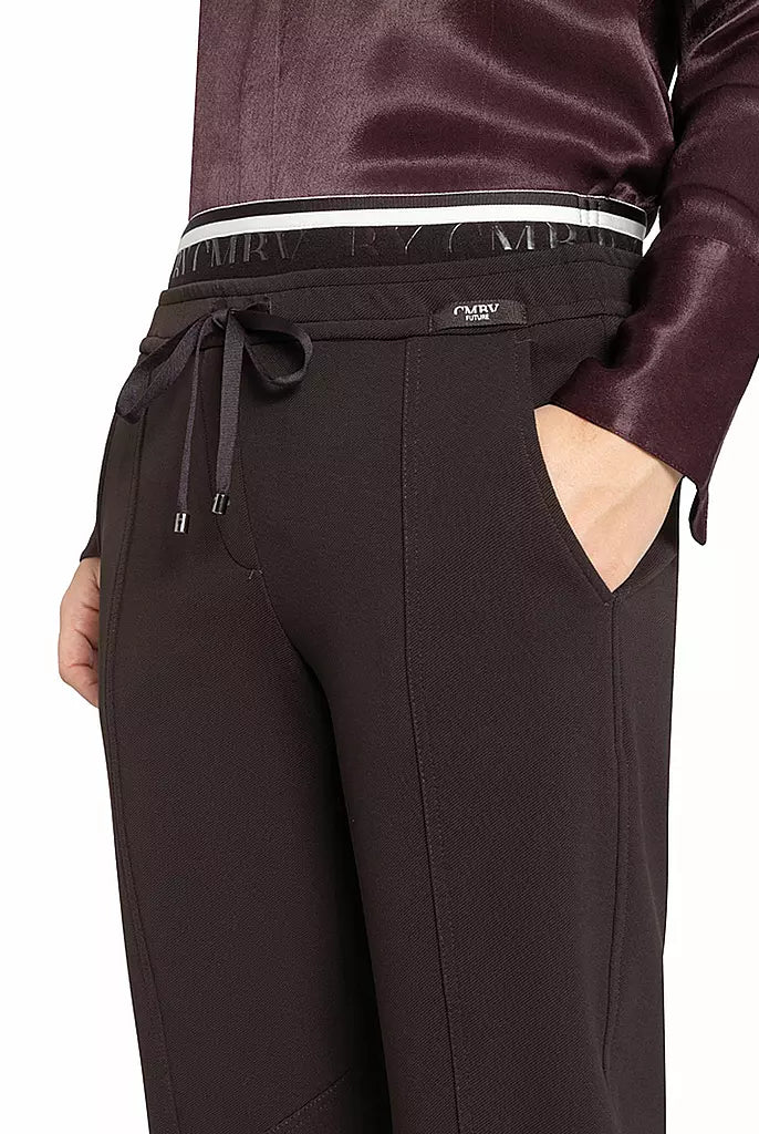 Eden Jogger Trousers - Brown by Cambio — view 3