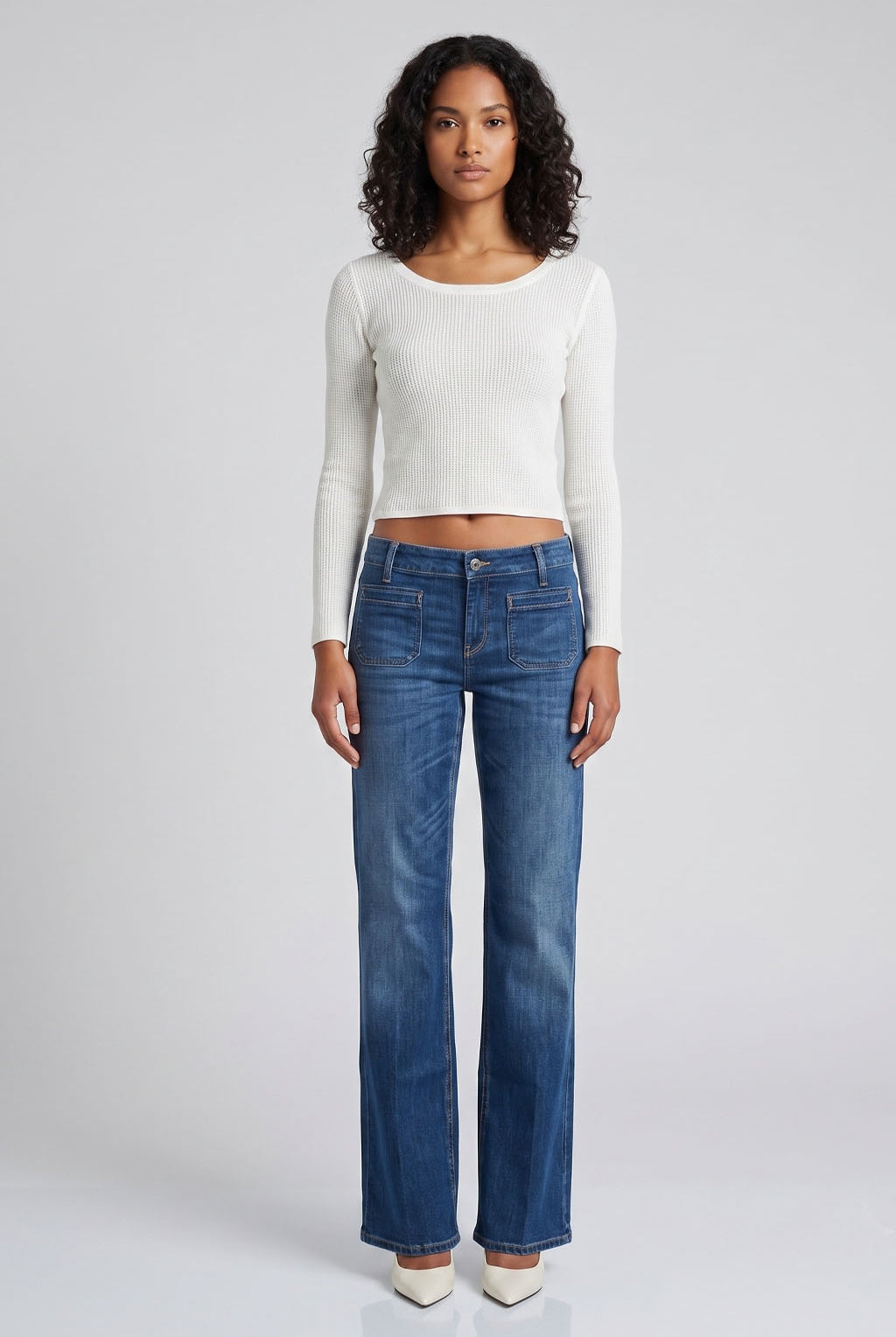Tess Straight Leg Jeans - Blue by Cambio | 25 South Boutiques