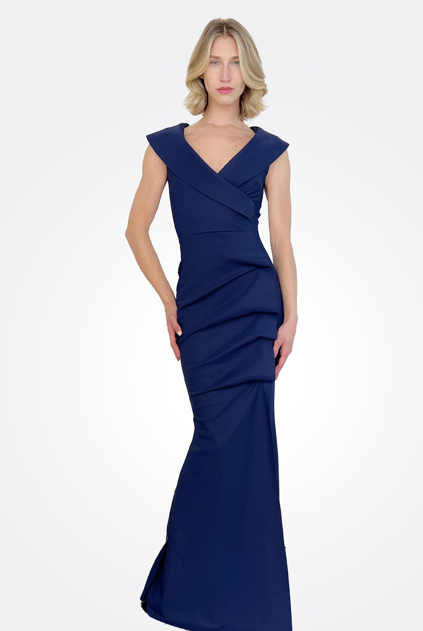 Fiy Norc Long Dress - Blu Notte by Chiara Boni | 25 South Boutiques