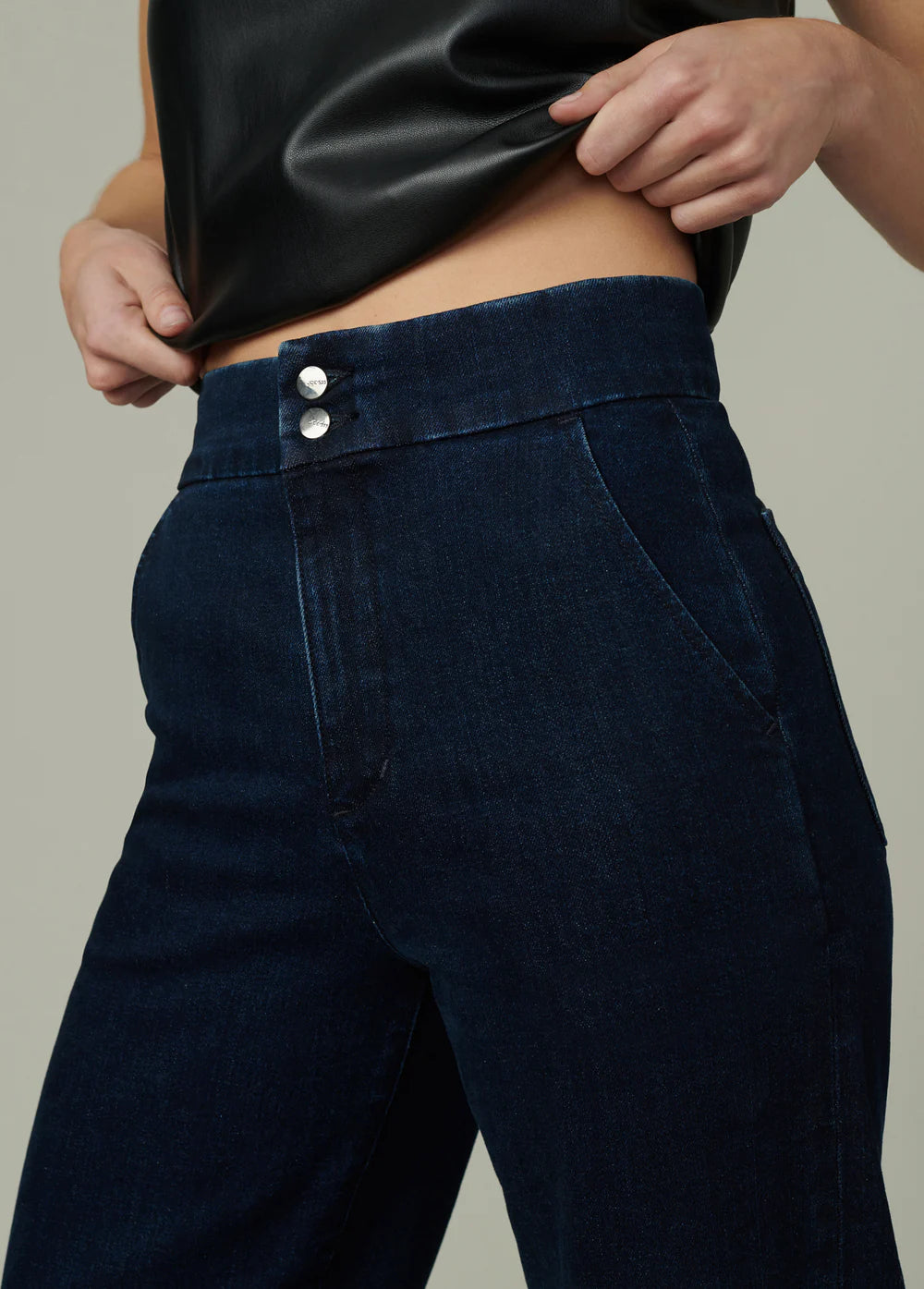The Mason High Rise Wide Leg - Rinse by Joe's Jeans — view 5