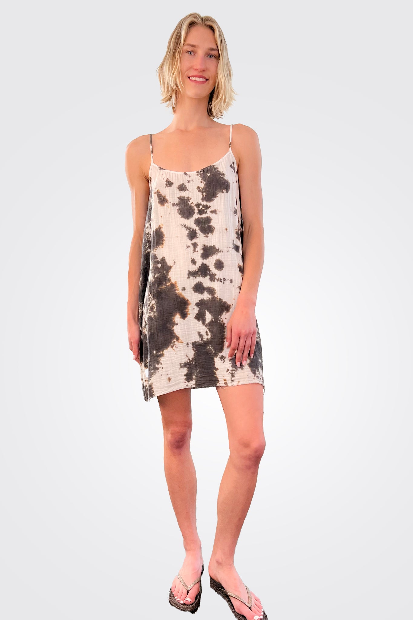 Back Synch Mini Dress - Charcoal by Stark X | 25 South Boutiques