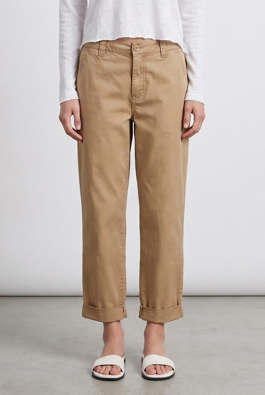Kanuka Chino Trousers - Mocha by Keeling — alternate view