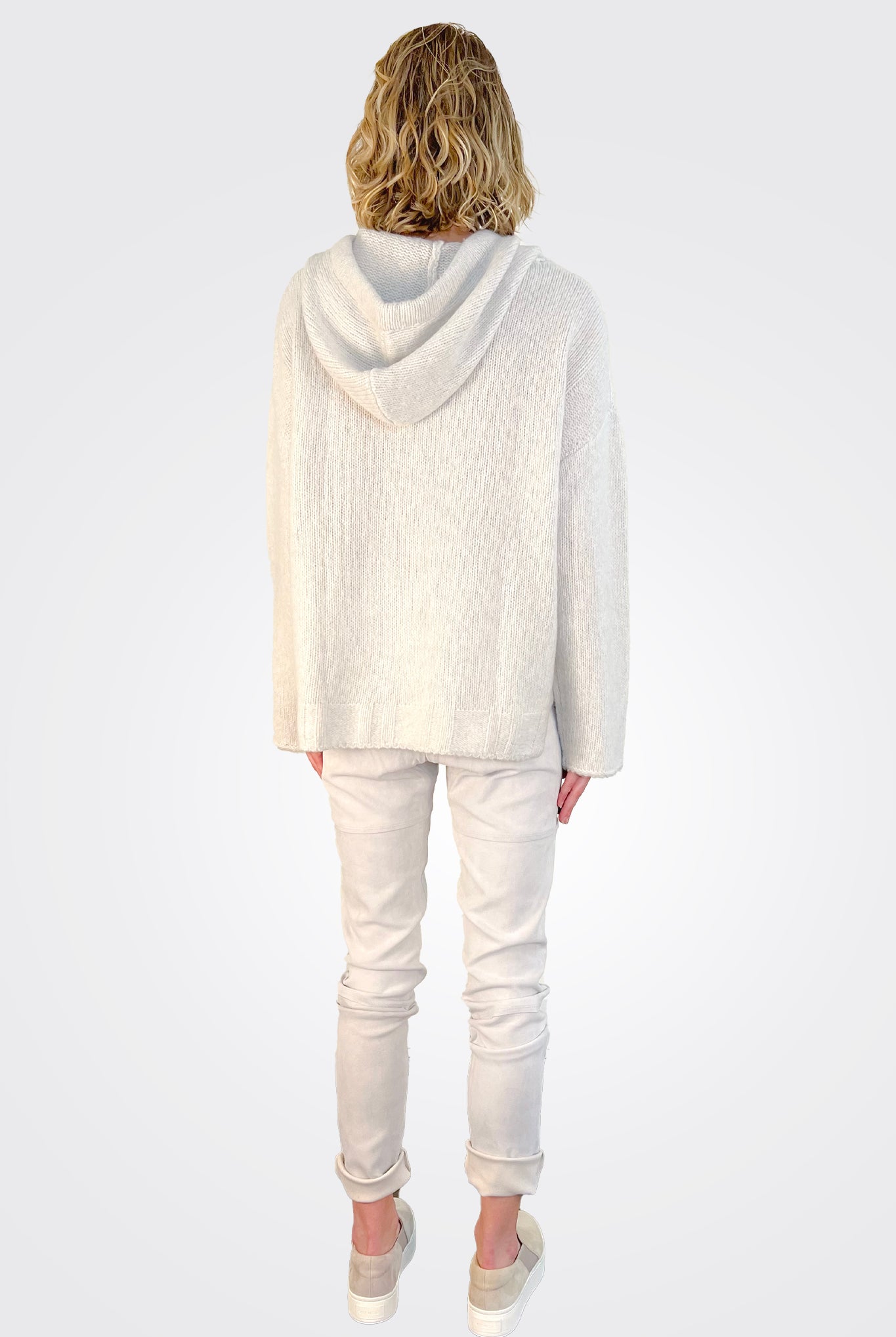 Suede Legging - Chalk by Kristensen — view 4
