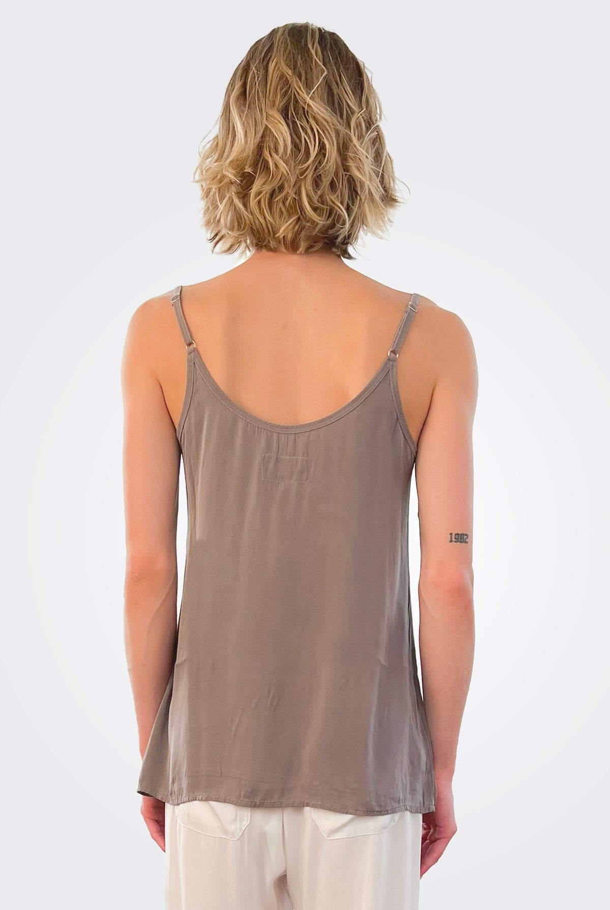 Silk Camisole - Choco by Private 0204 — alternate view