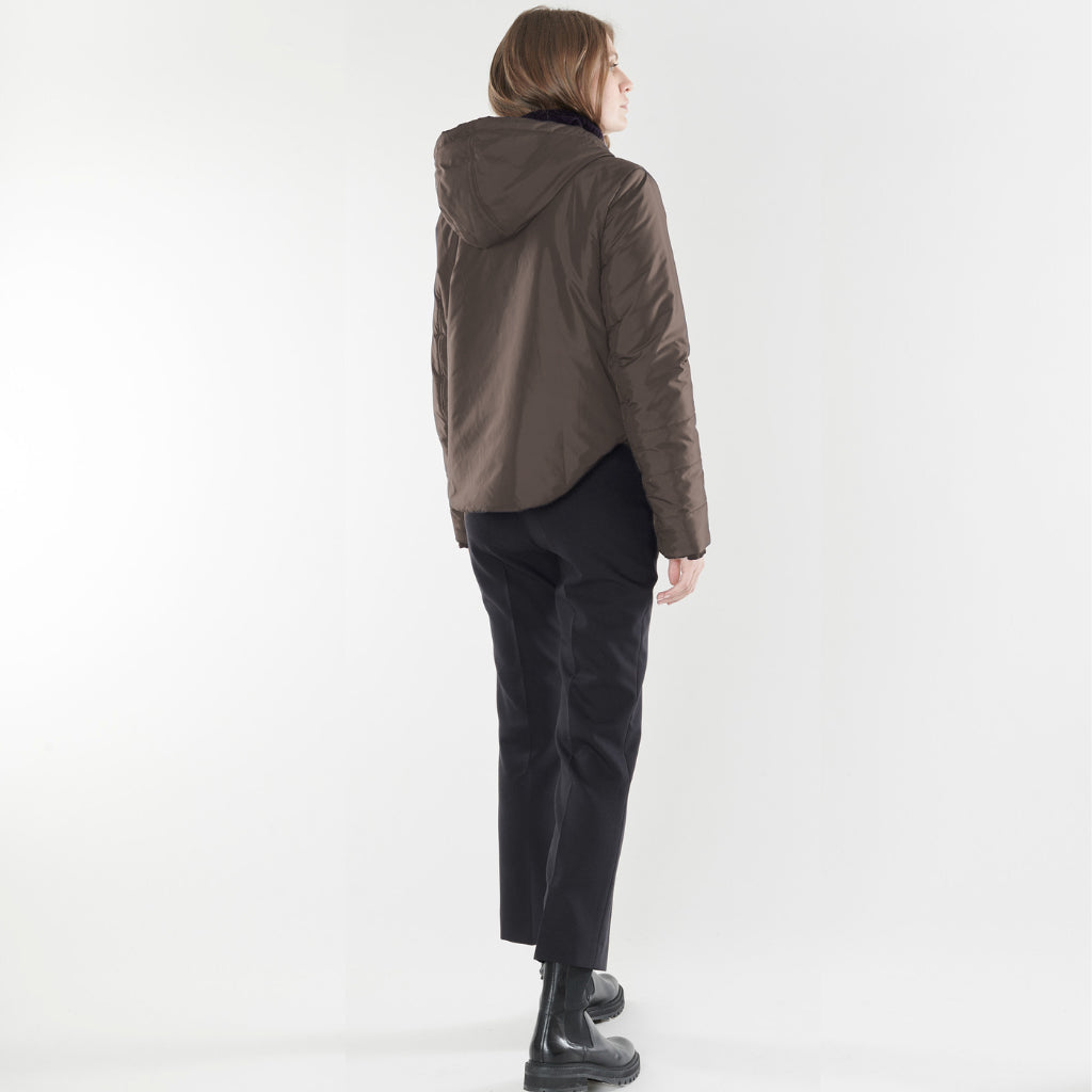 Effie Down Jacket - Choco by Hana San — view 3