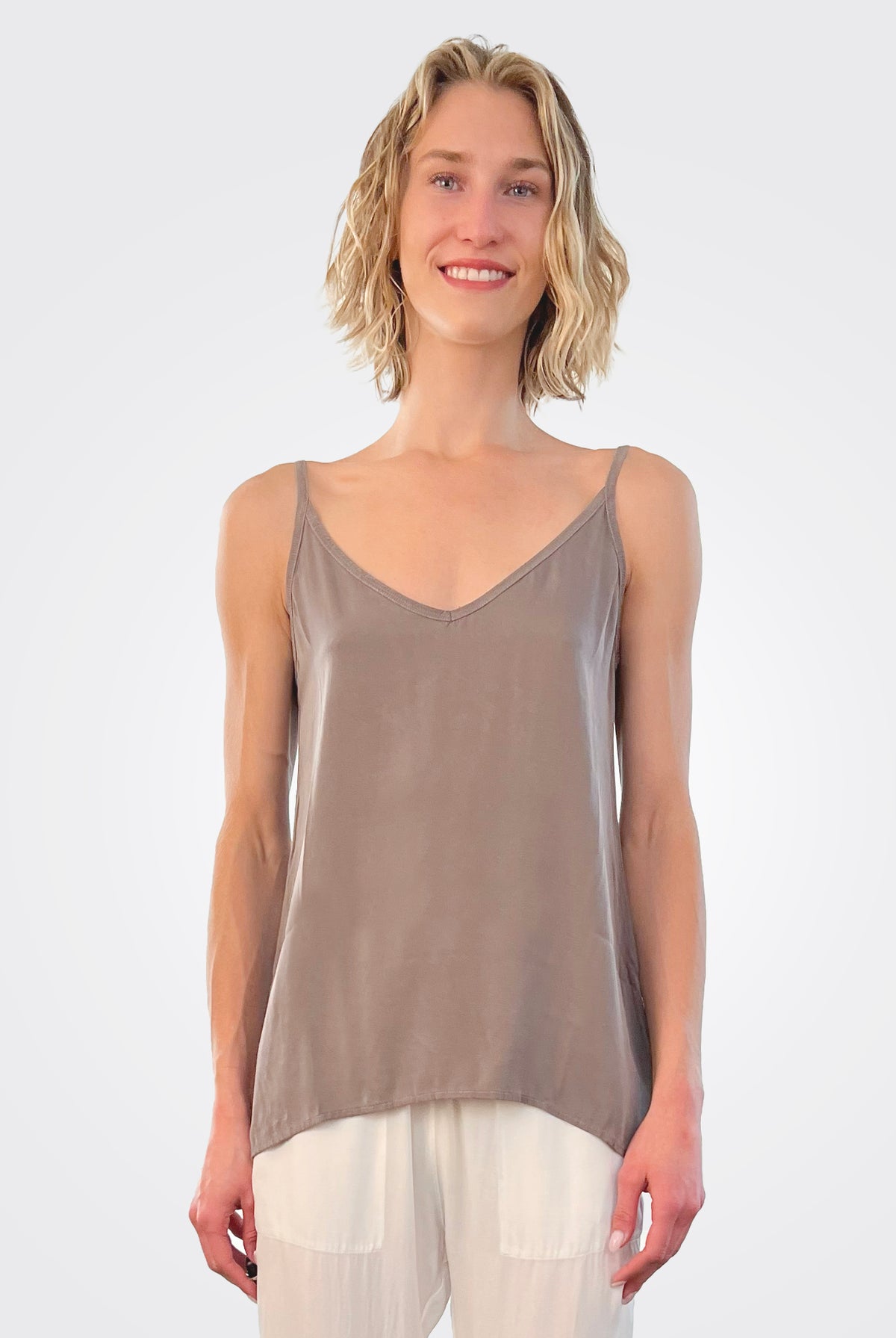Silk Camisole - Choco by Private 0204 | 25 South Boutiques