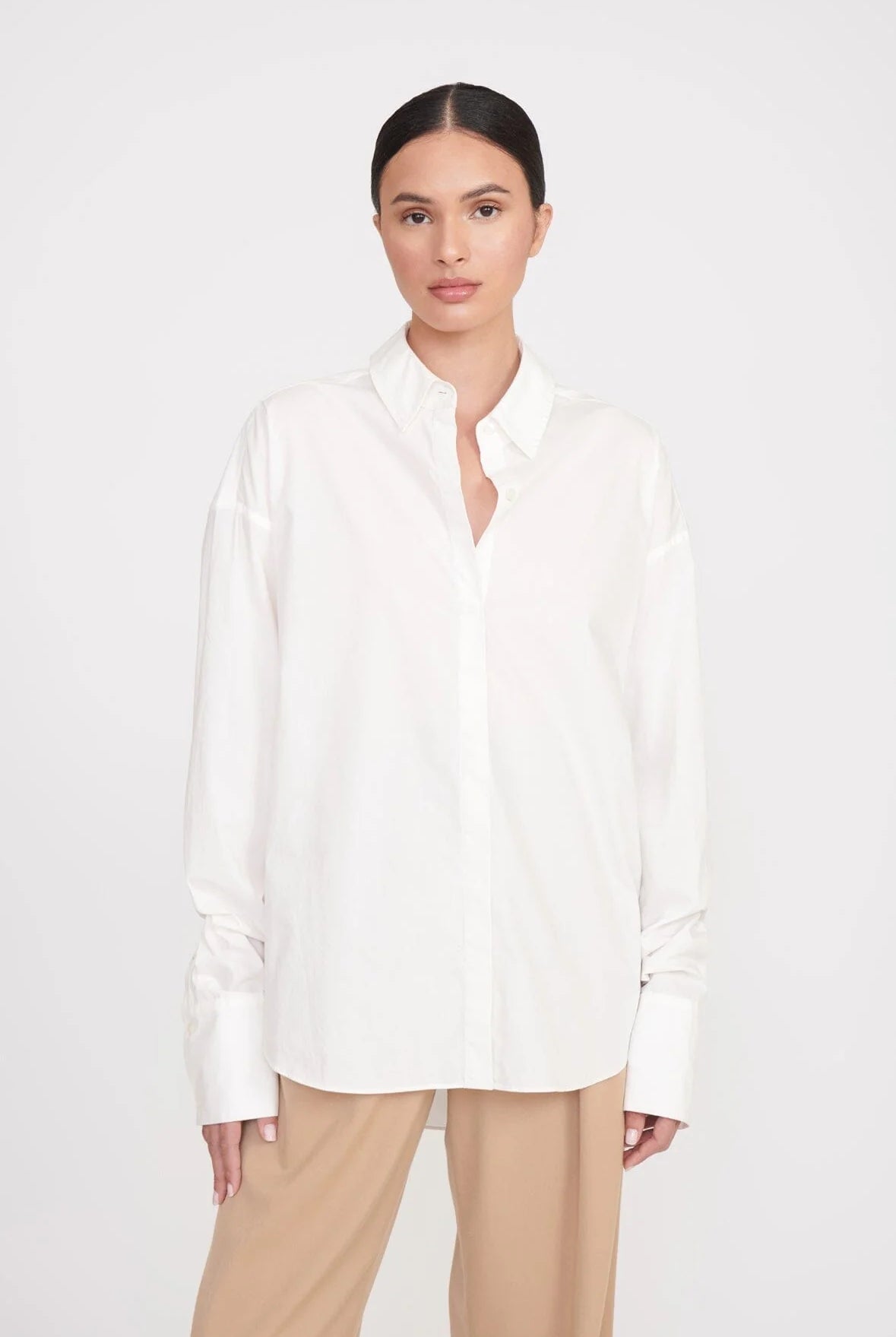 Colton Shirt - White by STAUD | 25 South Boutiques