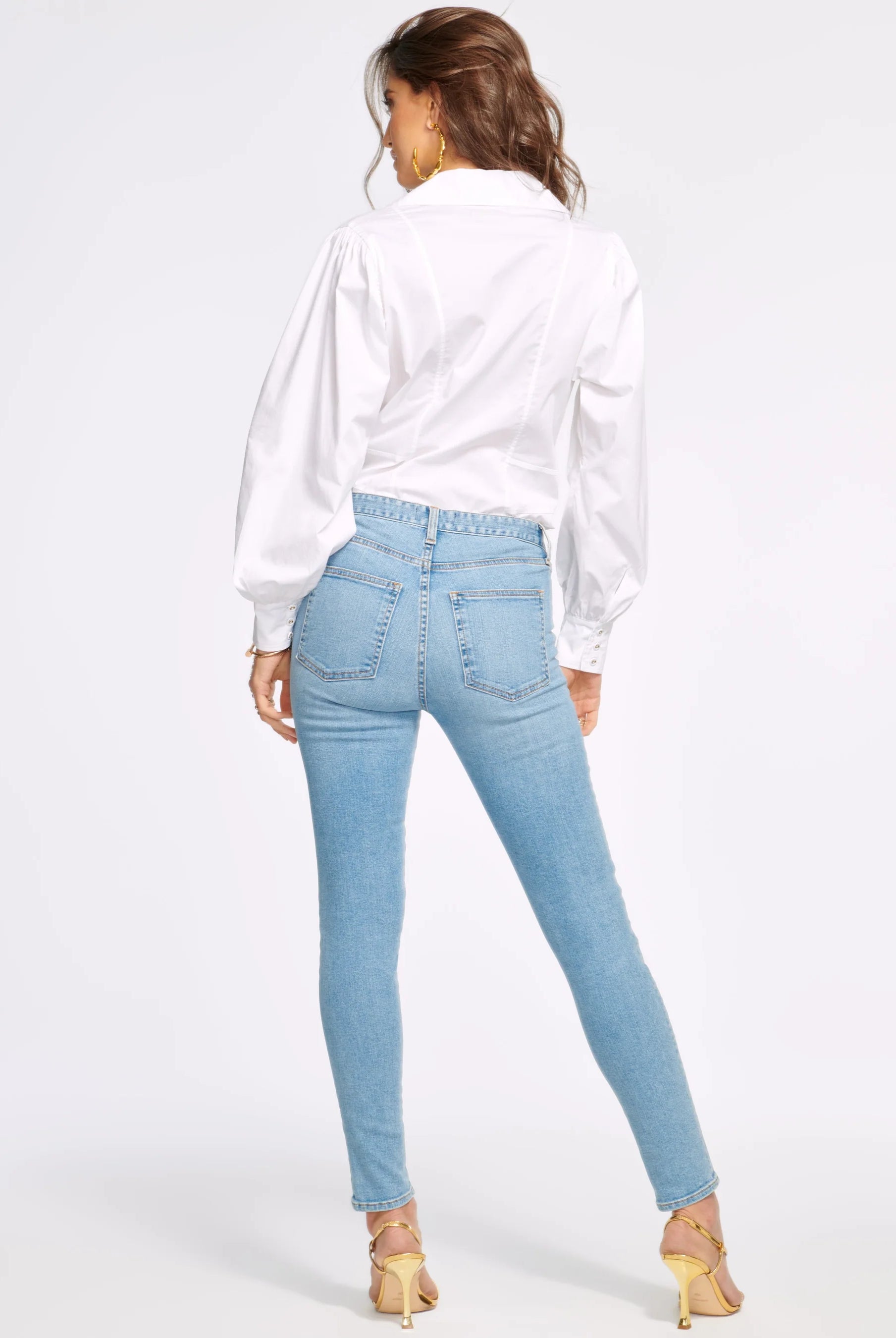 Helena High-Rise Skinny Jean - Light Wash by Ramy Brook — view 4