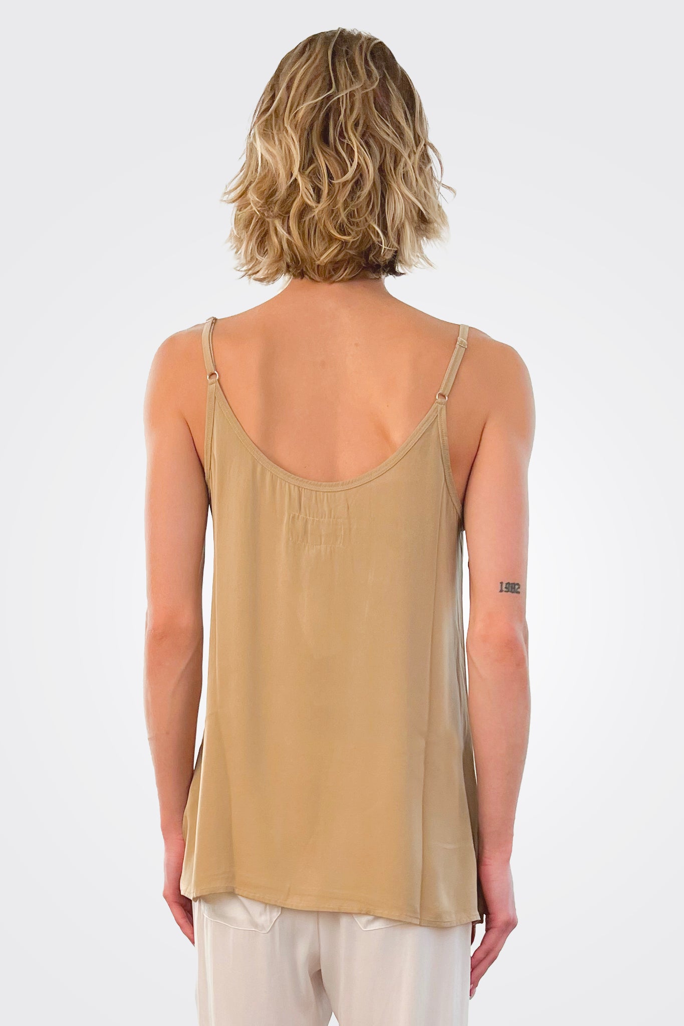 Silk Camisole - Dijon by Private 0204 — alternate view