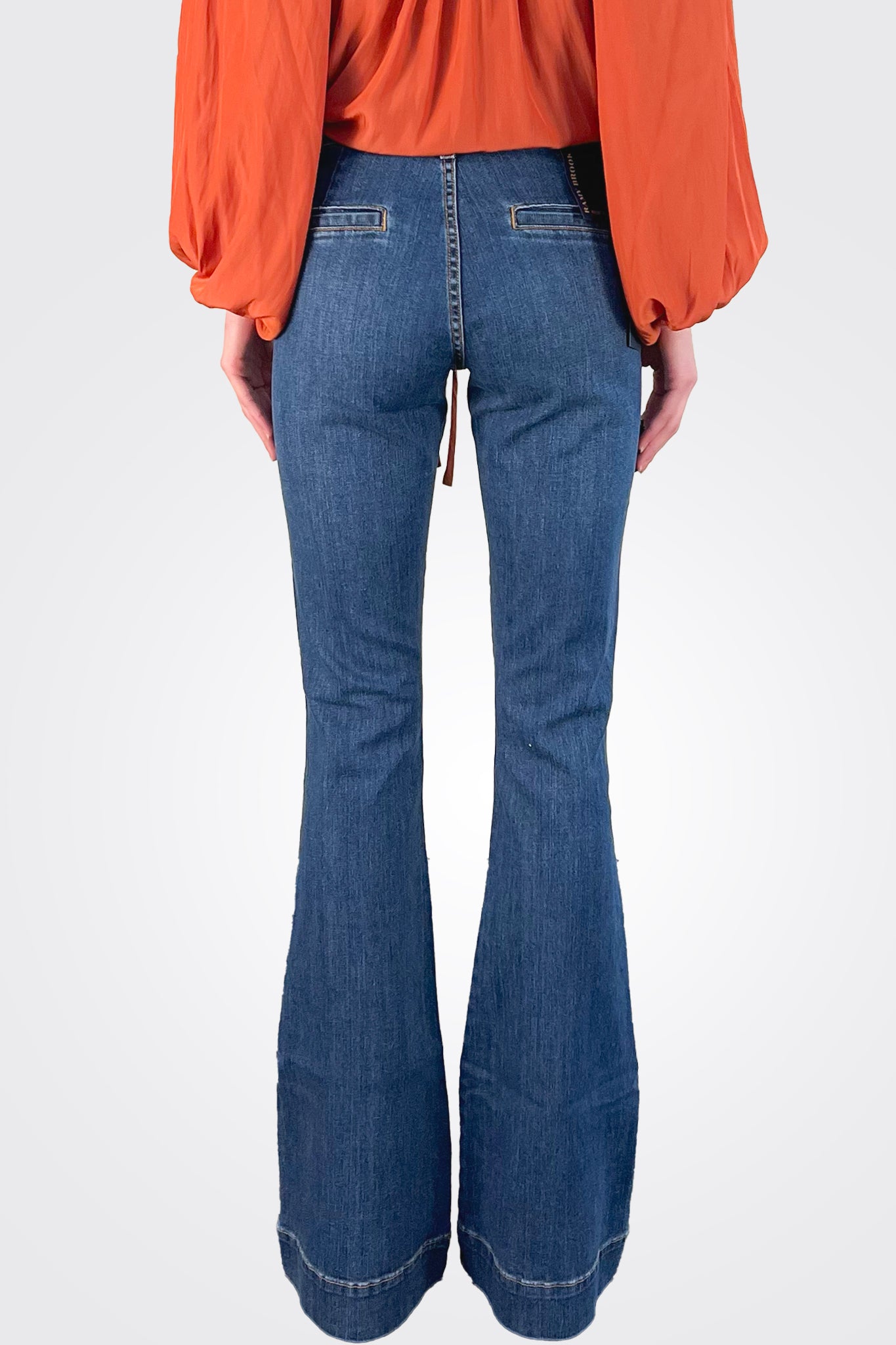 Hunter Low Rise Jean - Medium Wash by Ramy Brook — view 3