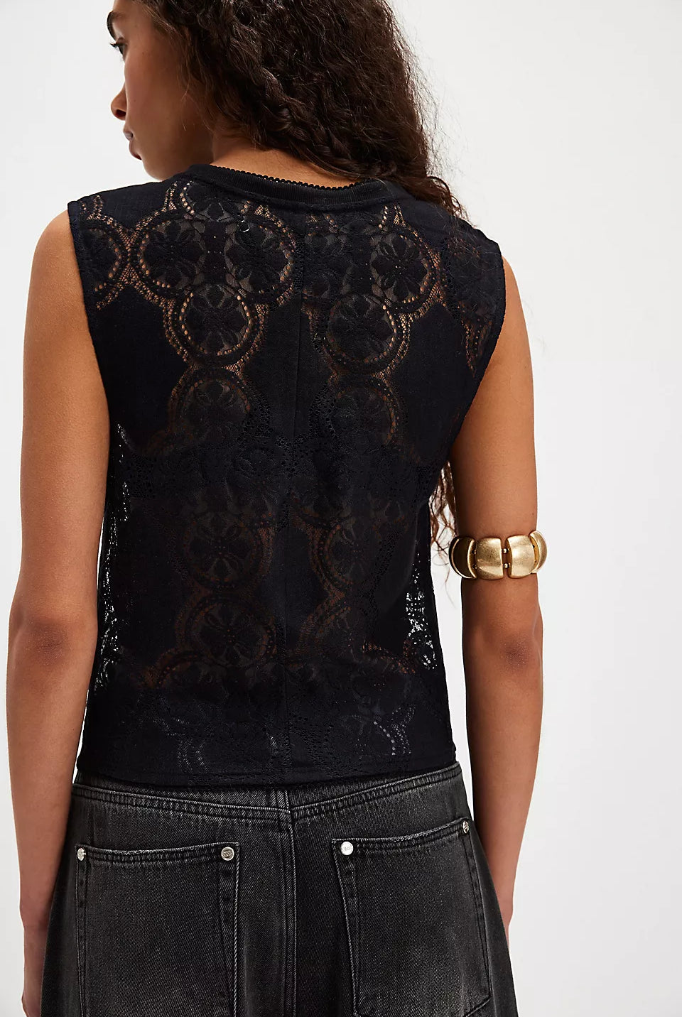 Jae Knit Top - Black by Free People — view 3
