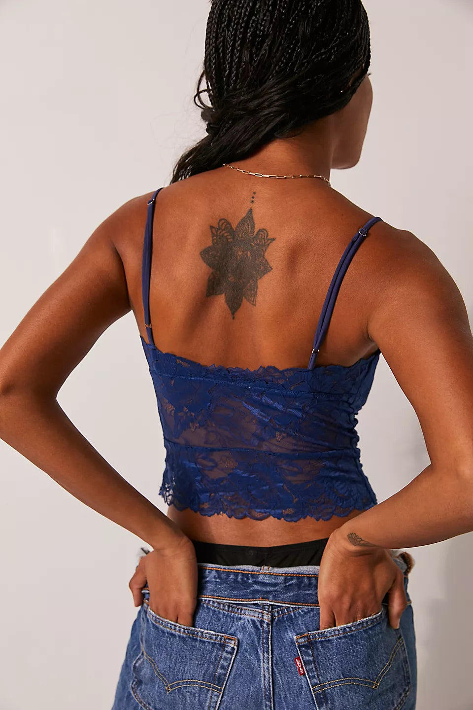 Heart Eyes Cami - Estate Blue by Free People — view 4