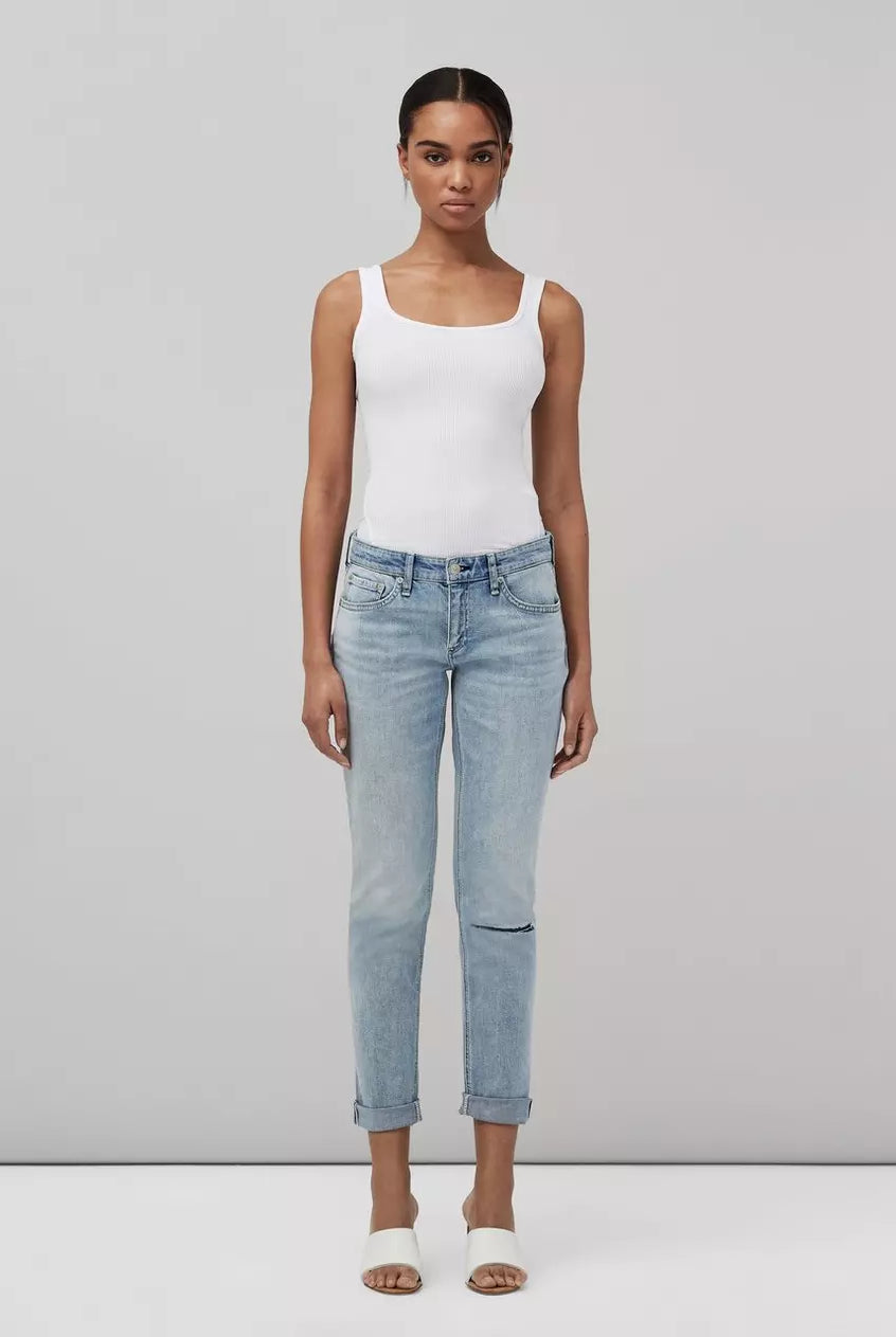 Dre Low-Rise Boyfriend - White Haven by Rag & Bone | 25 South Boutiques