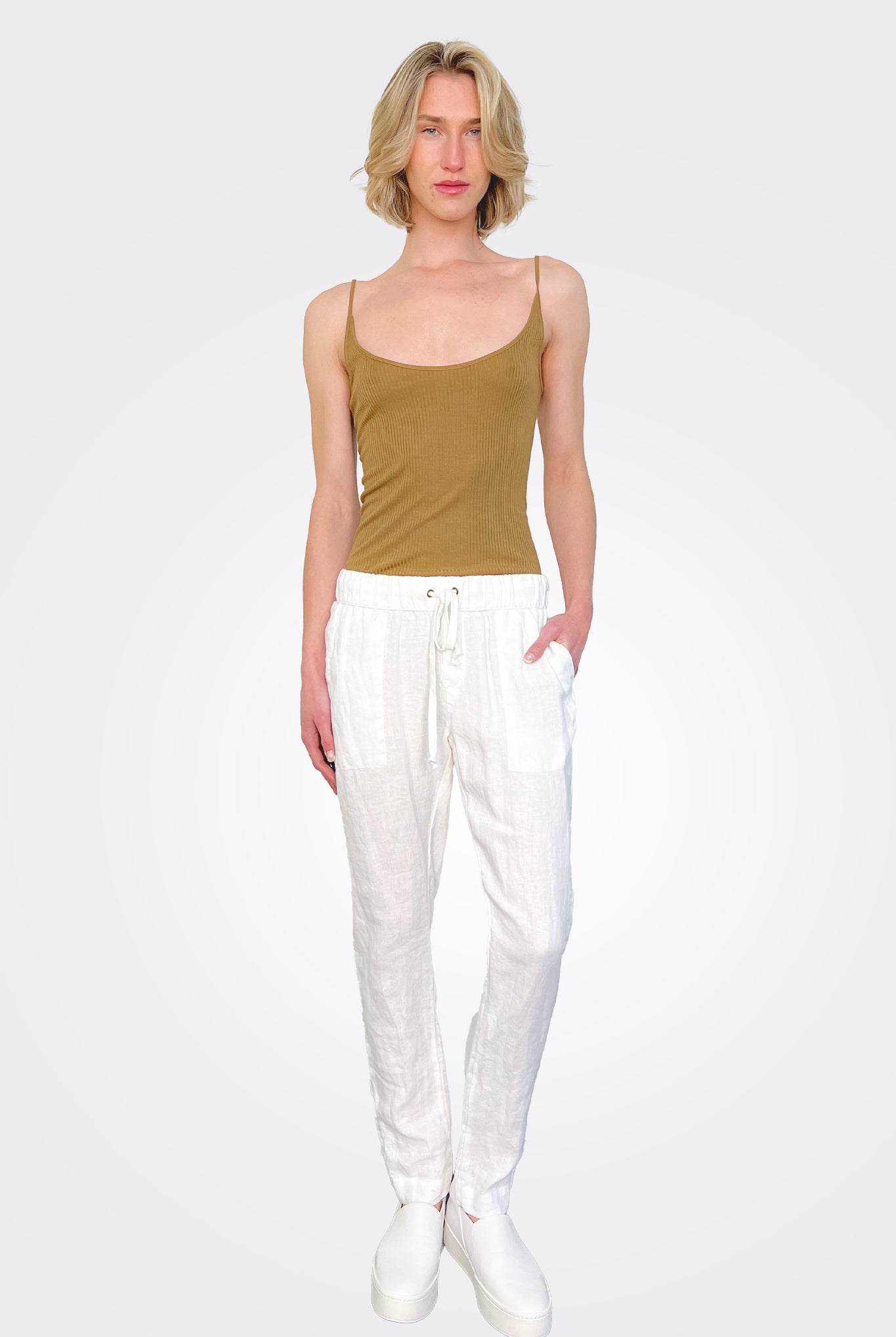 Rib Essential Tank - Fatigue by Enza Costa — alternate view