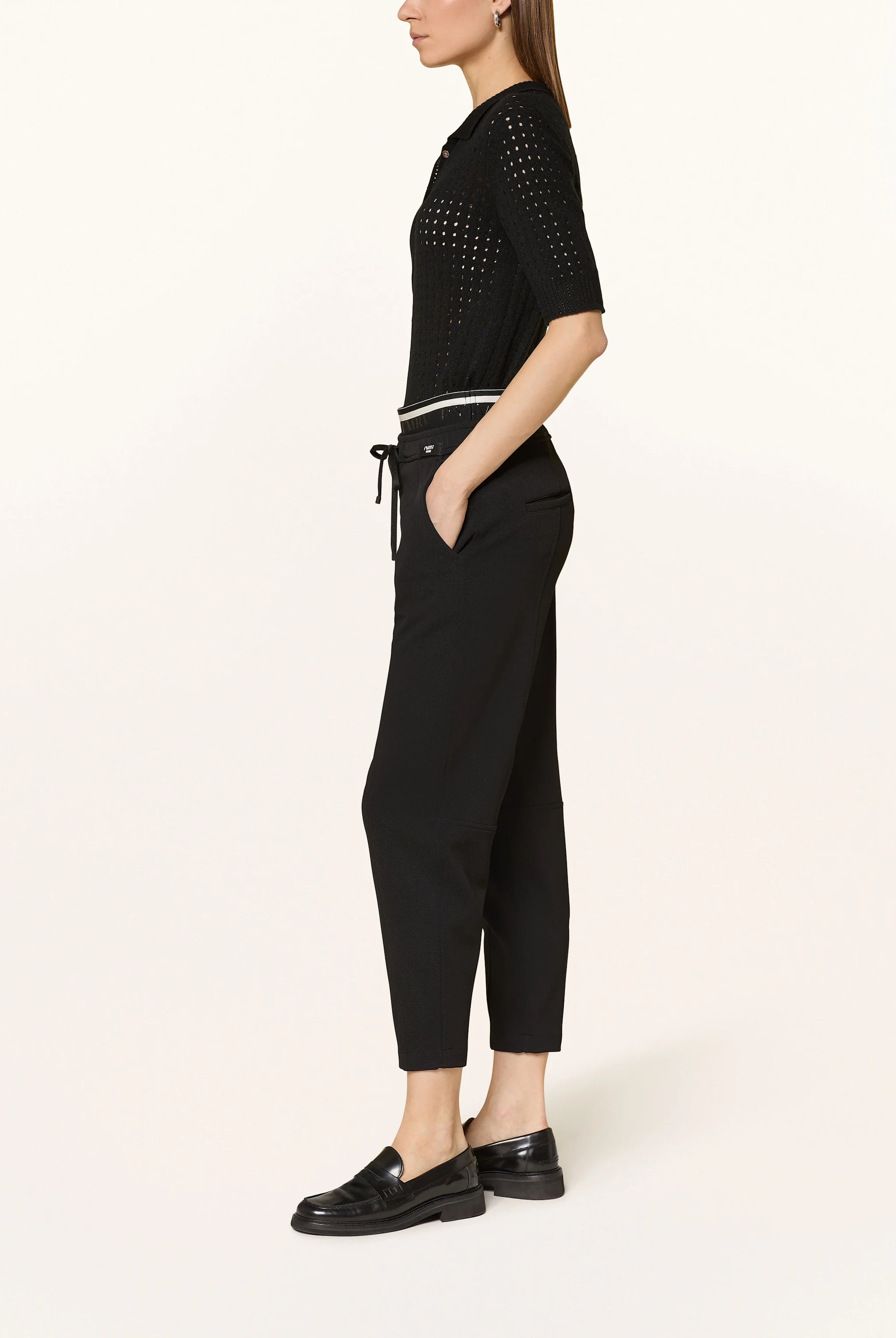 Eden Jogger Trousers - Black by Cambio — view 3