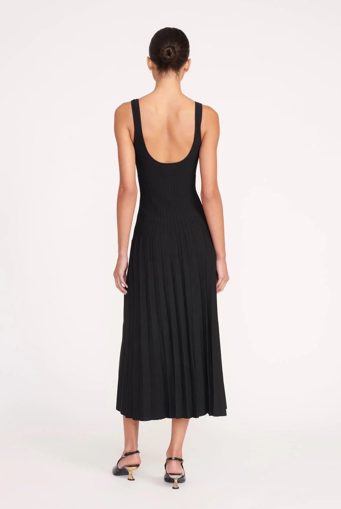 Ellison Dress - Black by STAUD — view 4