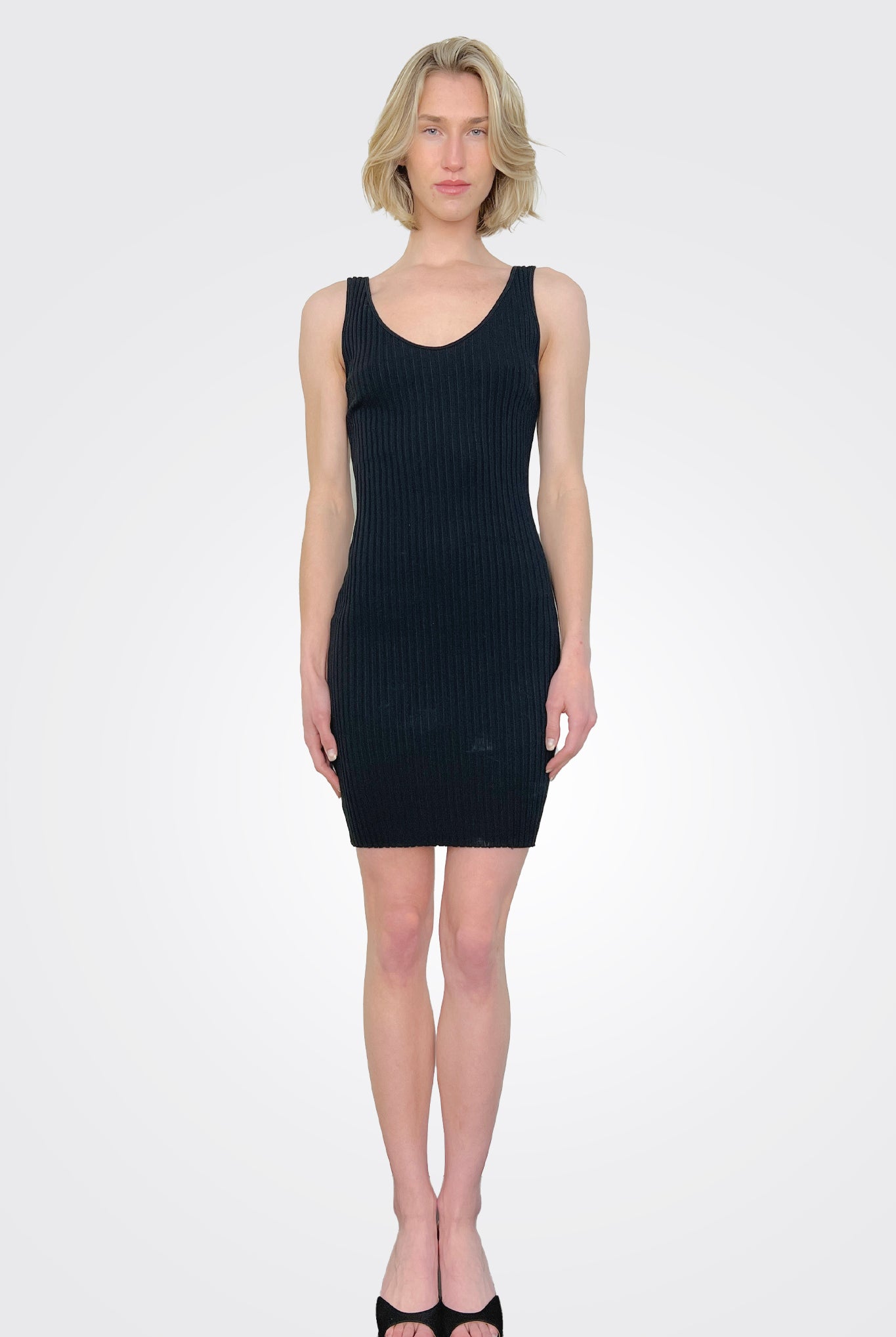 Knit Mini Dress - Black by Enza Costa | 25 South Boutiques
