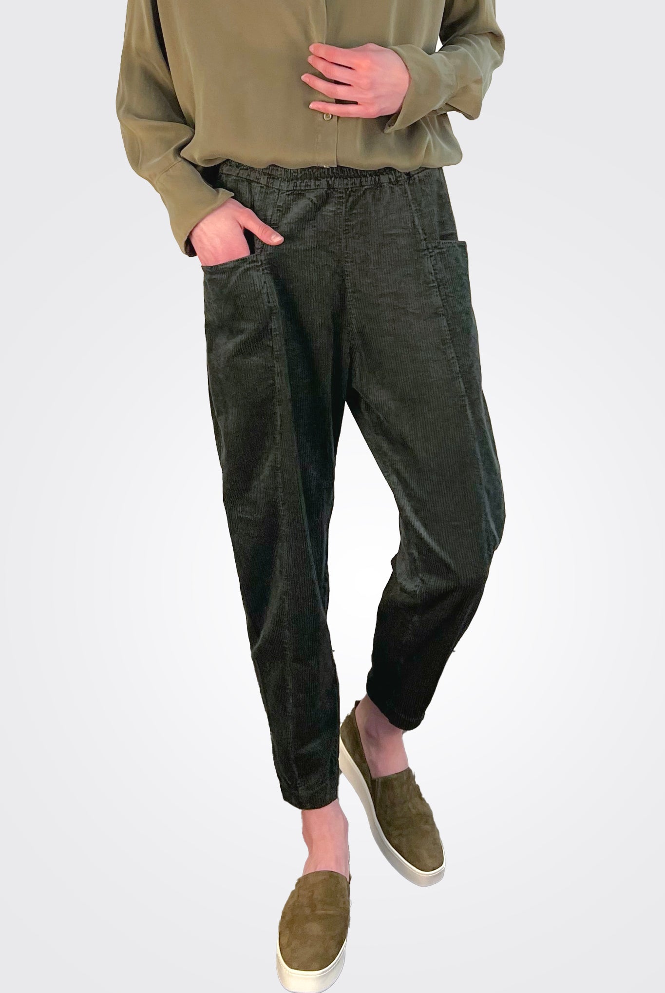 Corduroy Trousers - Forest by Transit Par-Such — alternate view