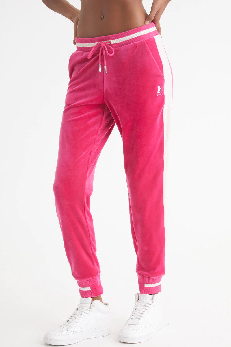 Contrast Rib Velour Joggers - Free Love by Juicy Couture | 25 South Boutiques