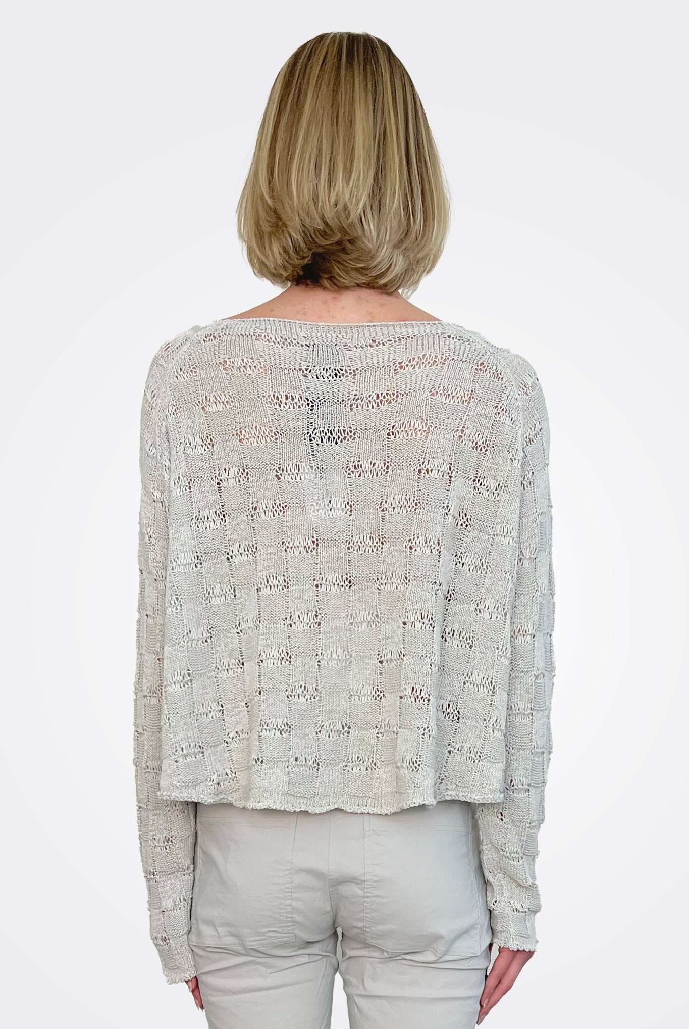 Knitted Pullover - Grey by Rundholz — alternate view