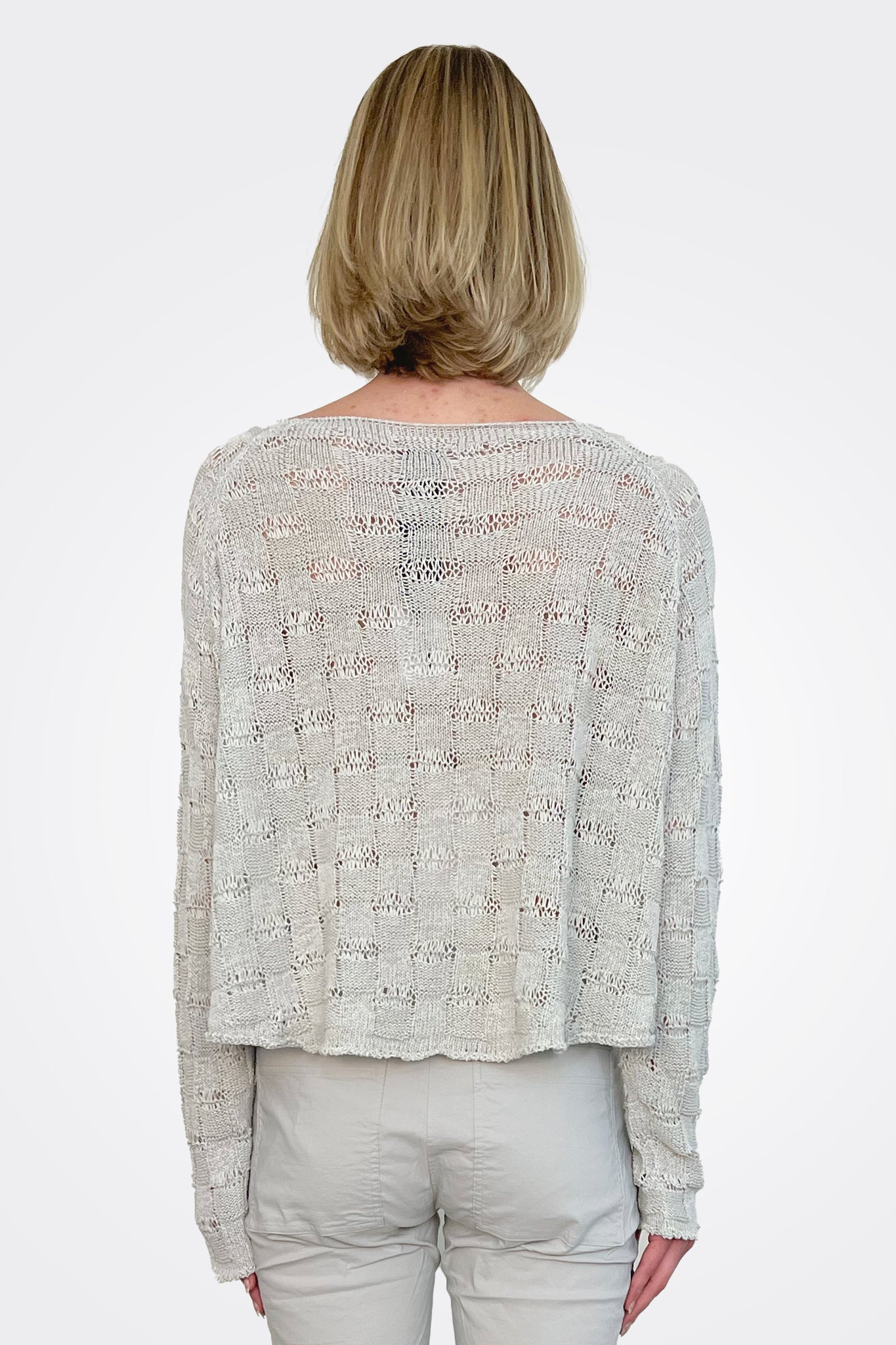 Knitted Pullover - Grey by Rundholz — alternate view