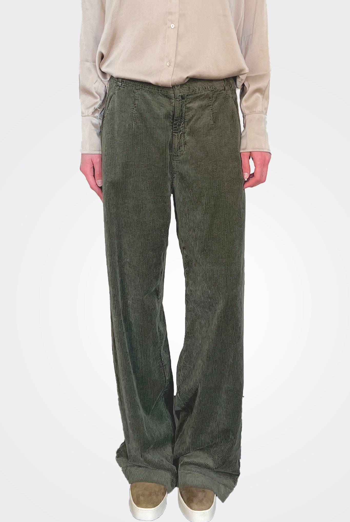 Corduroy Trousers - Green by Transit Par-Such — alternate view