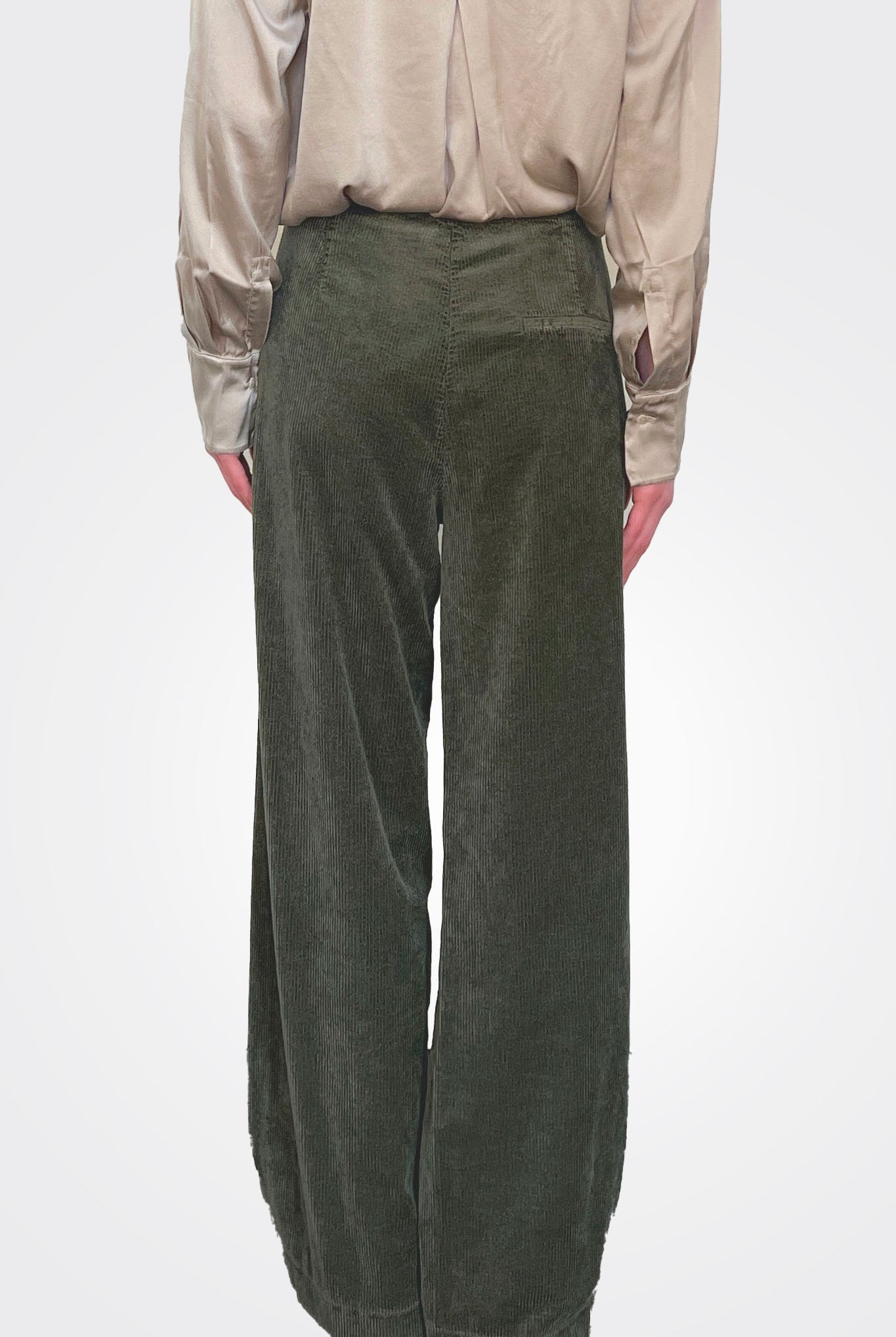 Corduroy Trousers - Green by Transit Par-Such — view 3