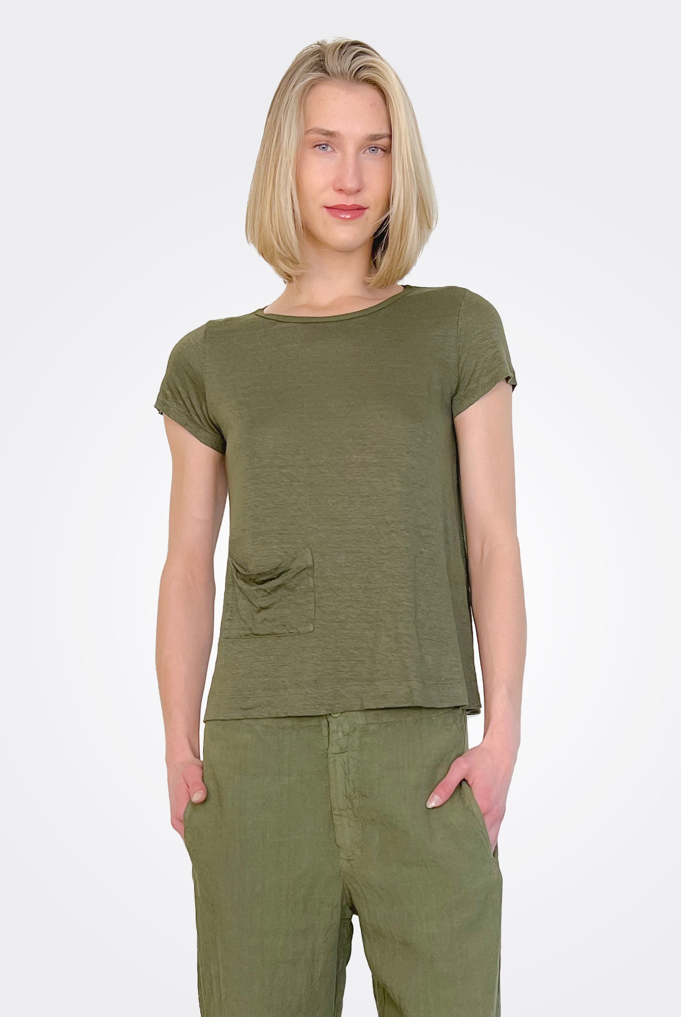 Pocket Tee - Green by Transit Par-Such | 25 South Boutiques