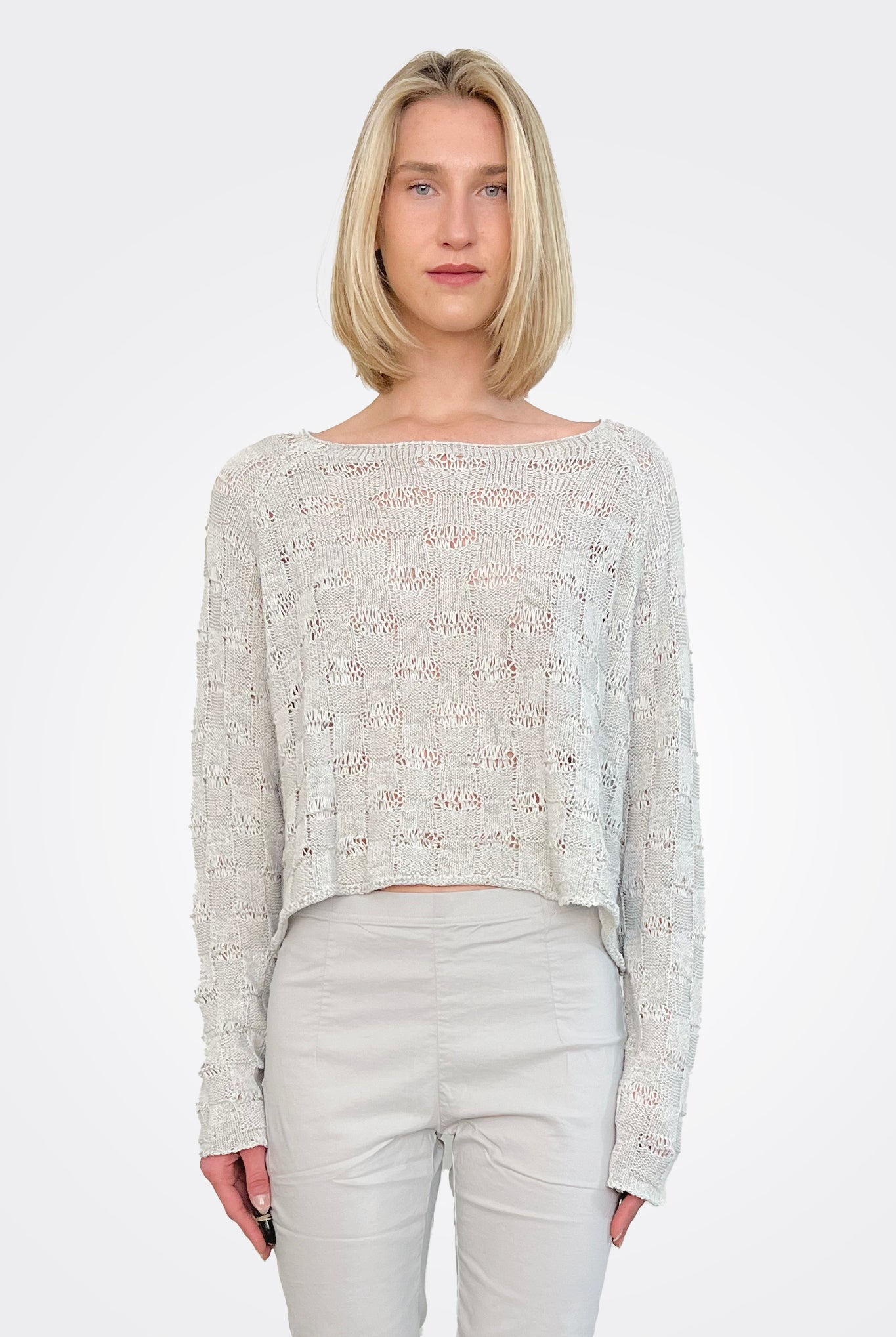 Knitted Pullover - Grey by Rundholz | 25 South Boutiques