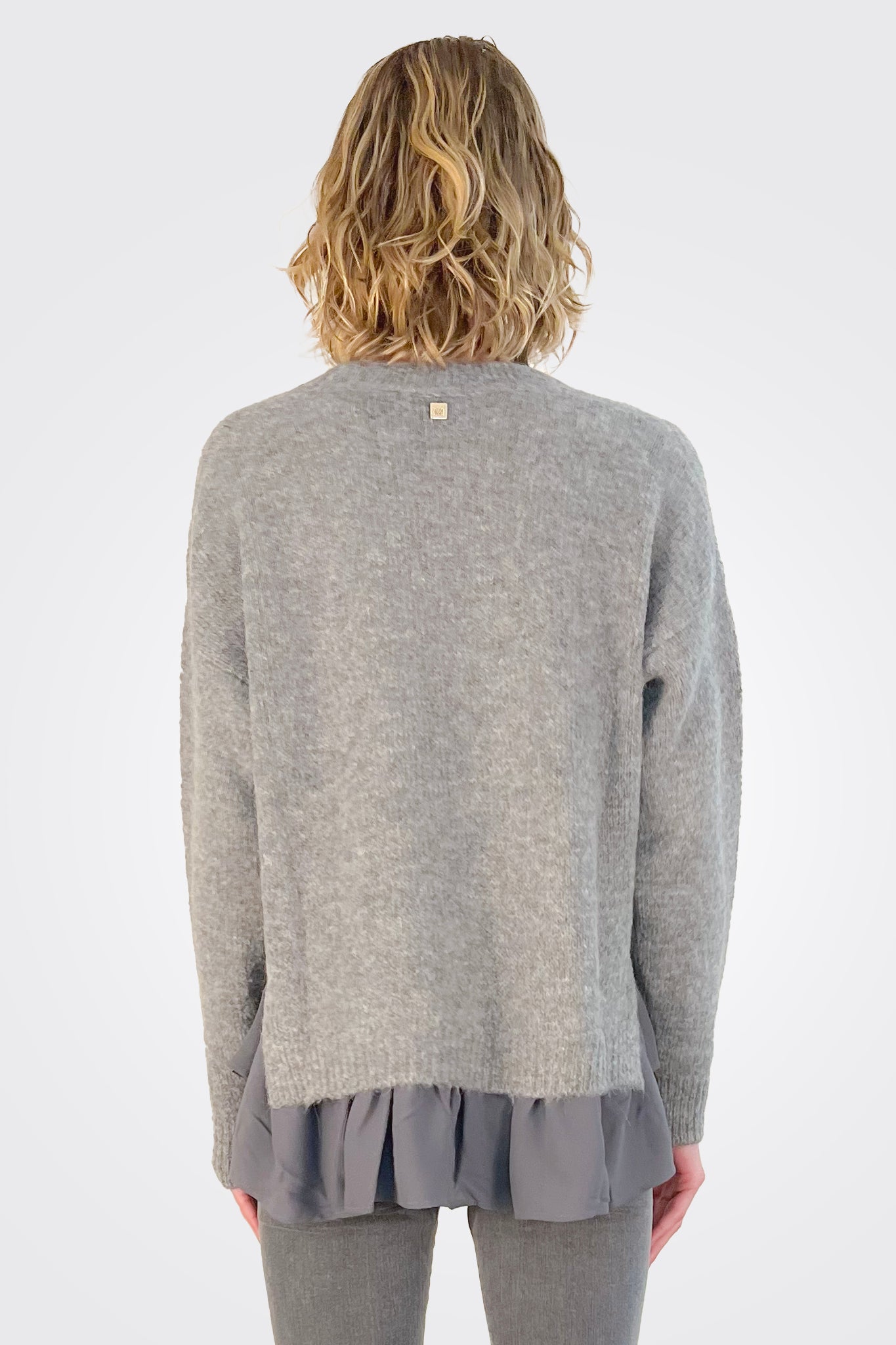 Button Up Cardigan - Grey by MeiMeij — alternate view