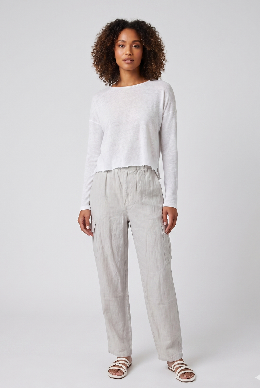 Wiwi Utility Cargo Pant - Grey Violet by Keeling | 25 South Boutiques
