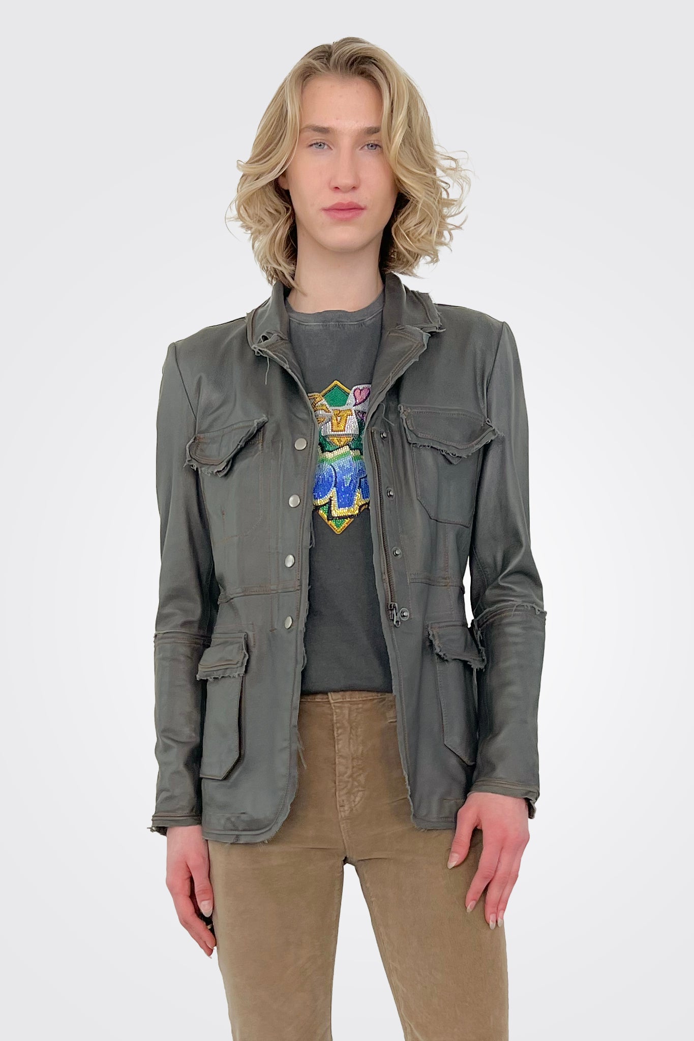 Meryl Leather Jacket - Graystone by Jakett | 25 South Boutiques