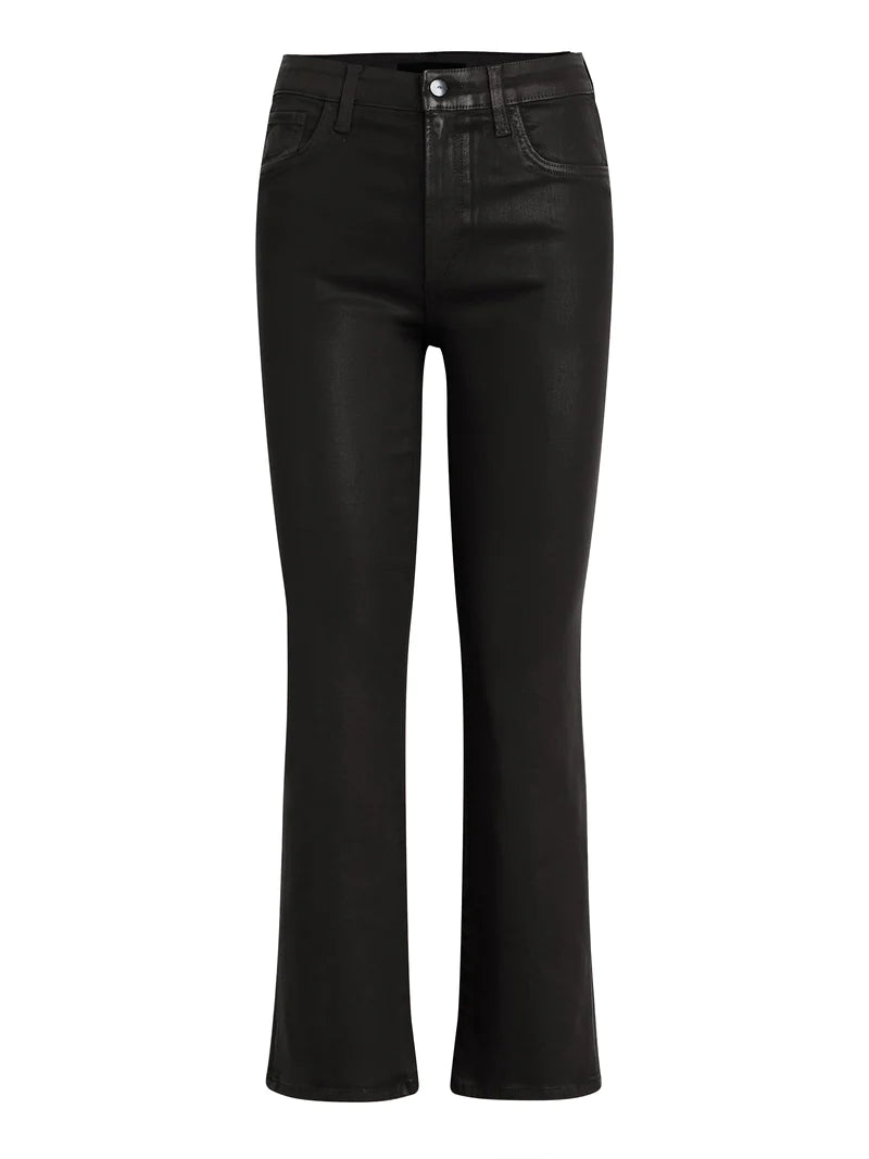 The Callie High Rise Cropped Coat Bootcut - Black by Joe's Jeans — view 3