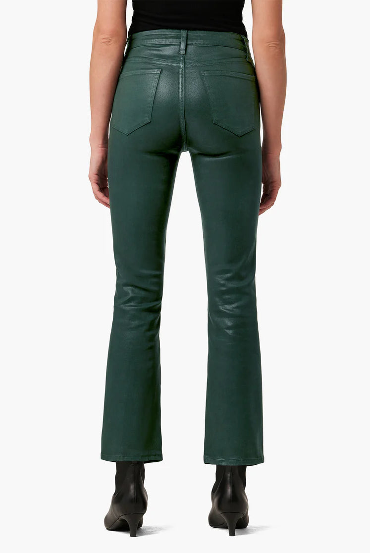 The Callie High Rise Cropped Coat Bootcut - Forest Green by Joe's Jeans — alternate view