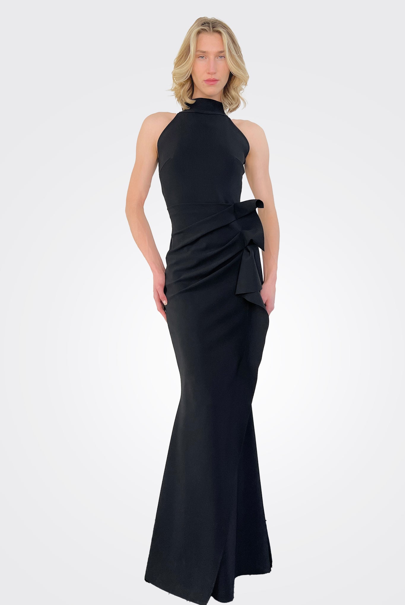 Gudrum Long Dress - Black by Chiara Boni | 25 South Boutiques