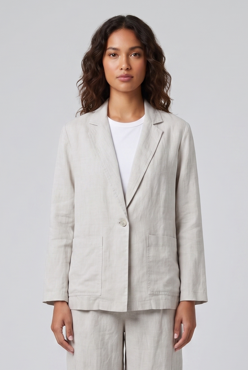 Karapapa Blazer - Grey Violet by Keeling — alternate view
