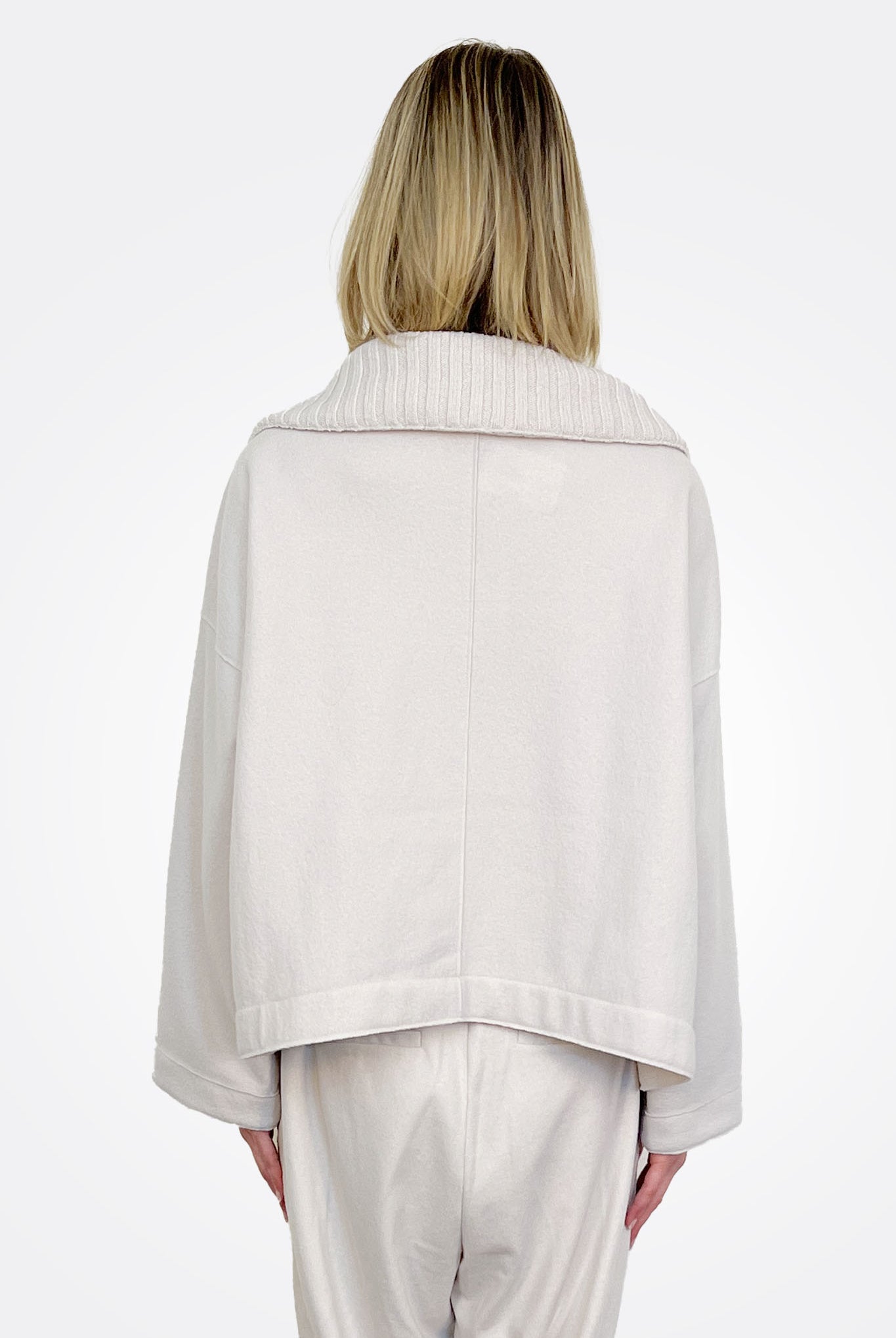 Quarter Zip Jumper - Ice by Transit Par-Such — view 3