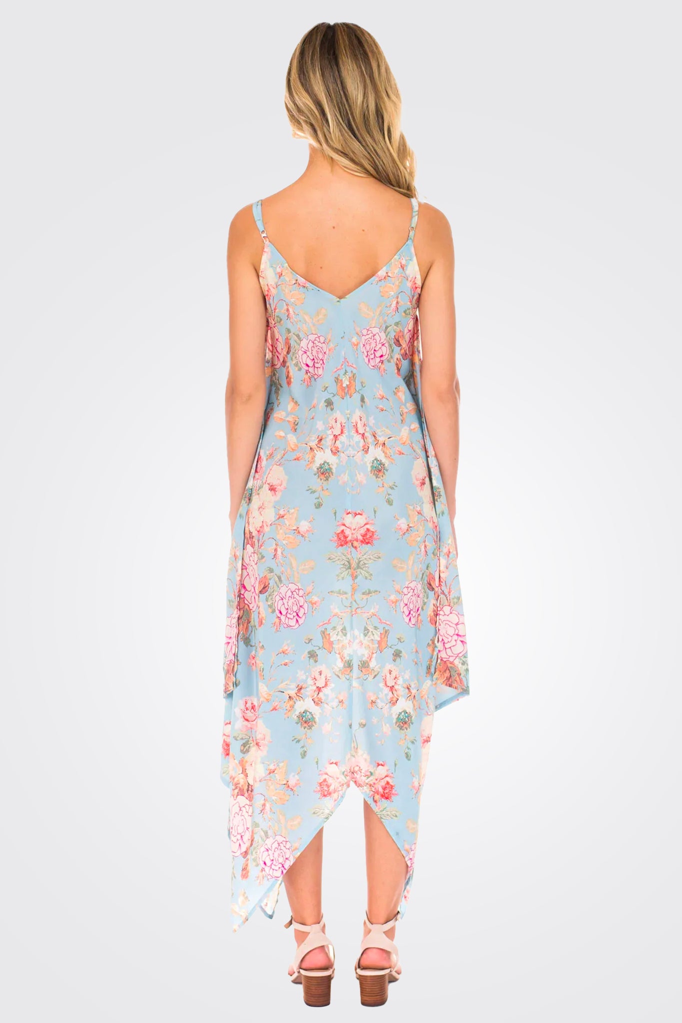 Silk Drew Dress - Ice by Tolani — alternate view