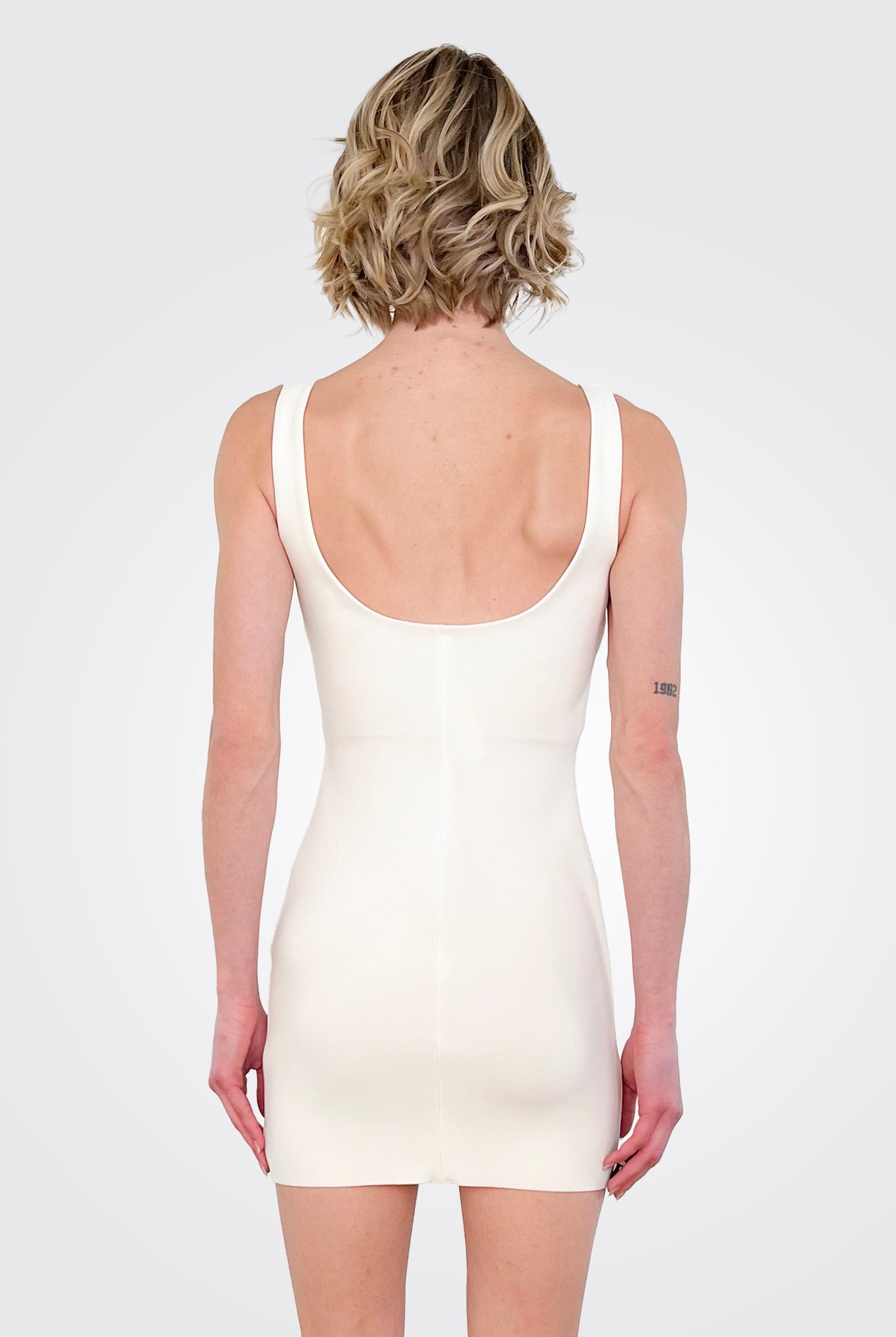Arlette Mini Dress - Ivory by Bec & Bridge — view 3