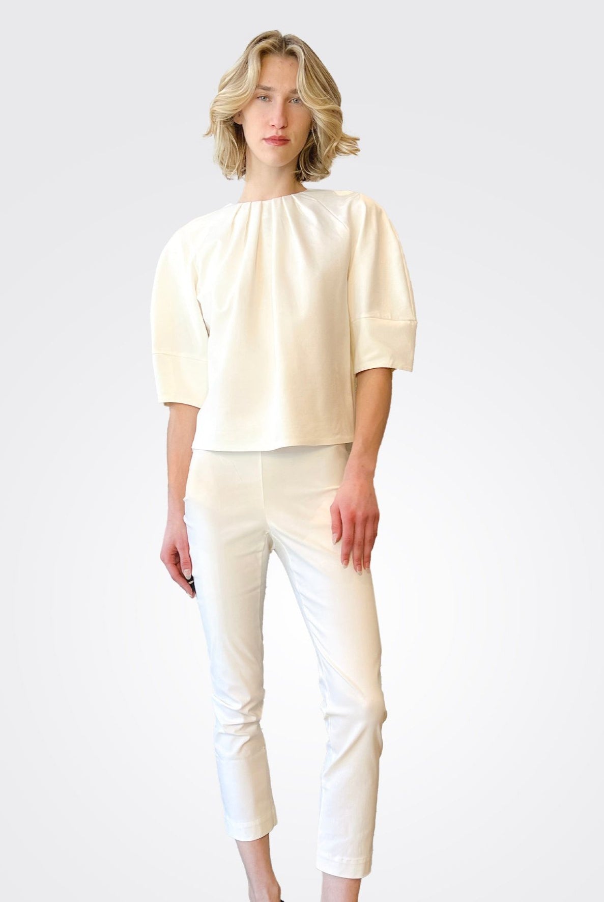 Legging Trousers - Ivory Beige by Liviana Conti | 25 South Boutiques
