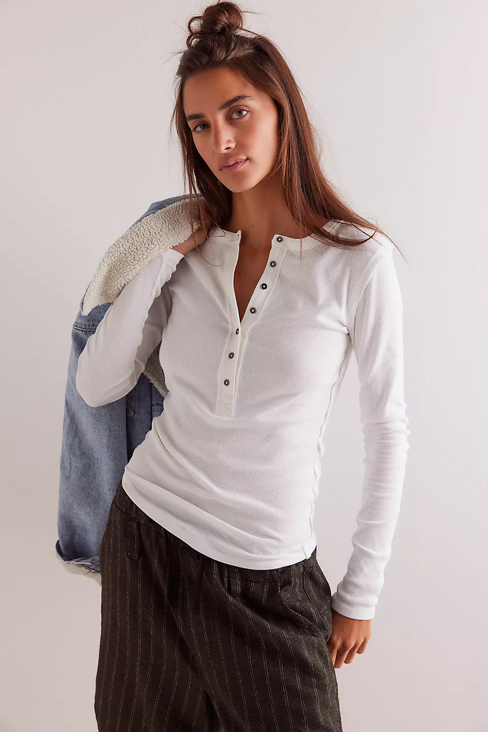 Jamie Henley Top - Ivory by Free People | 25 South Boutiques